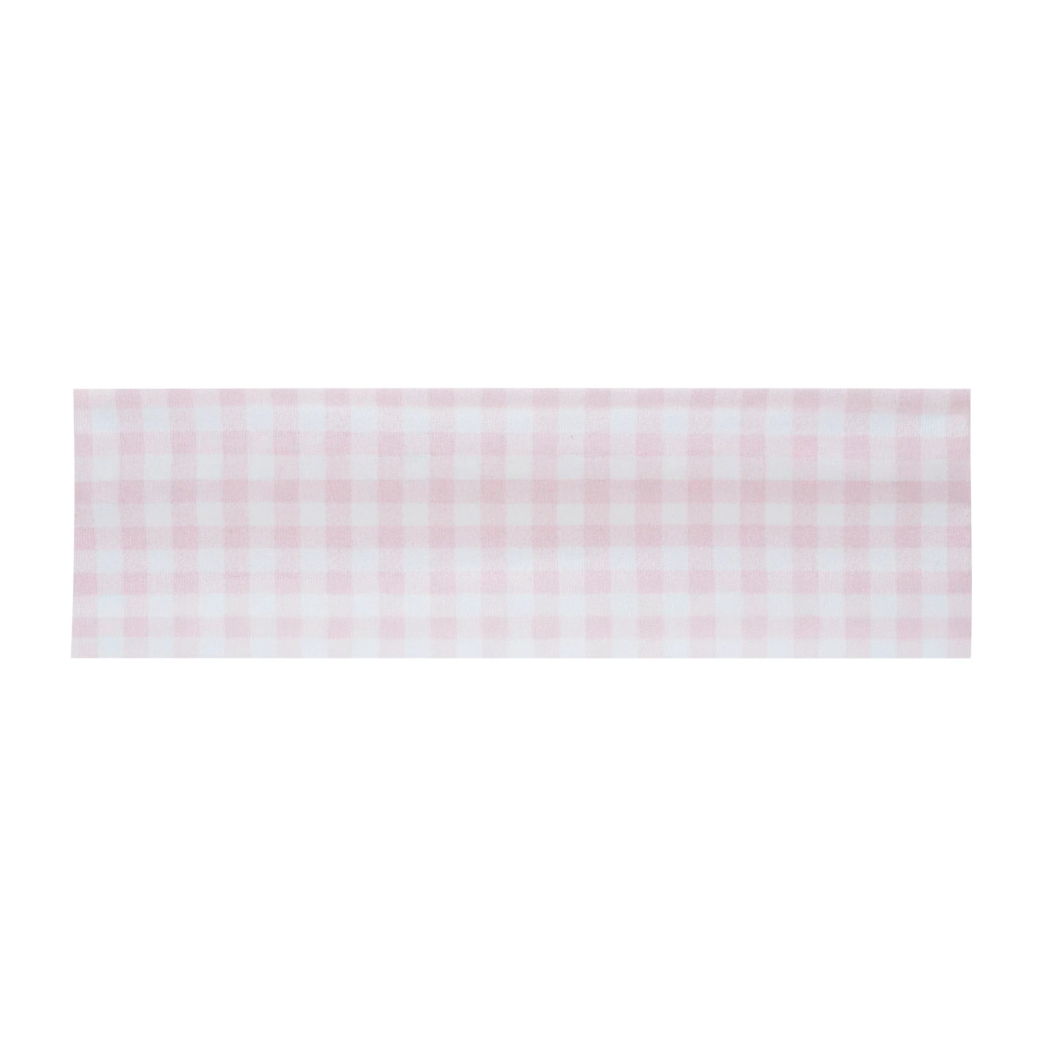 Infinity Headband in Baby Pink Gingham