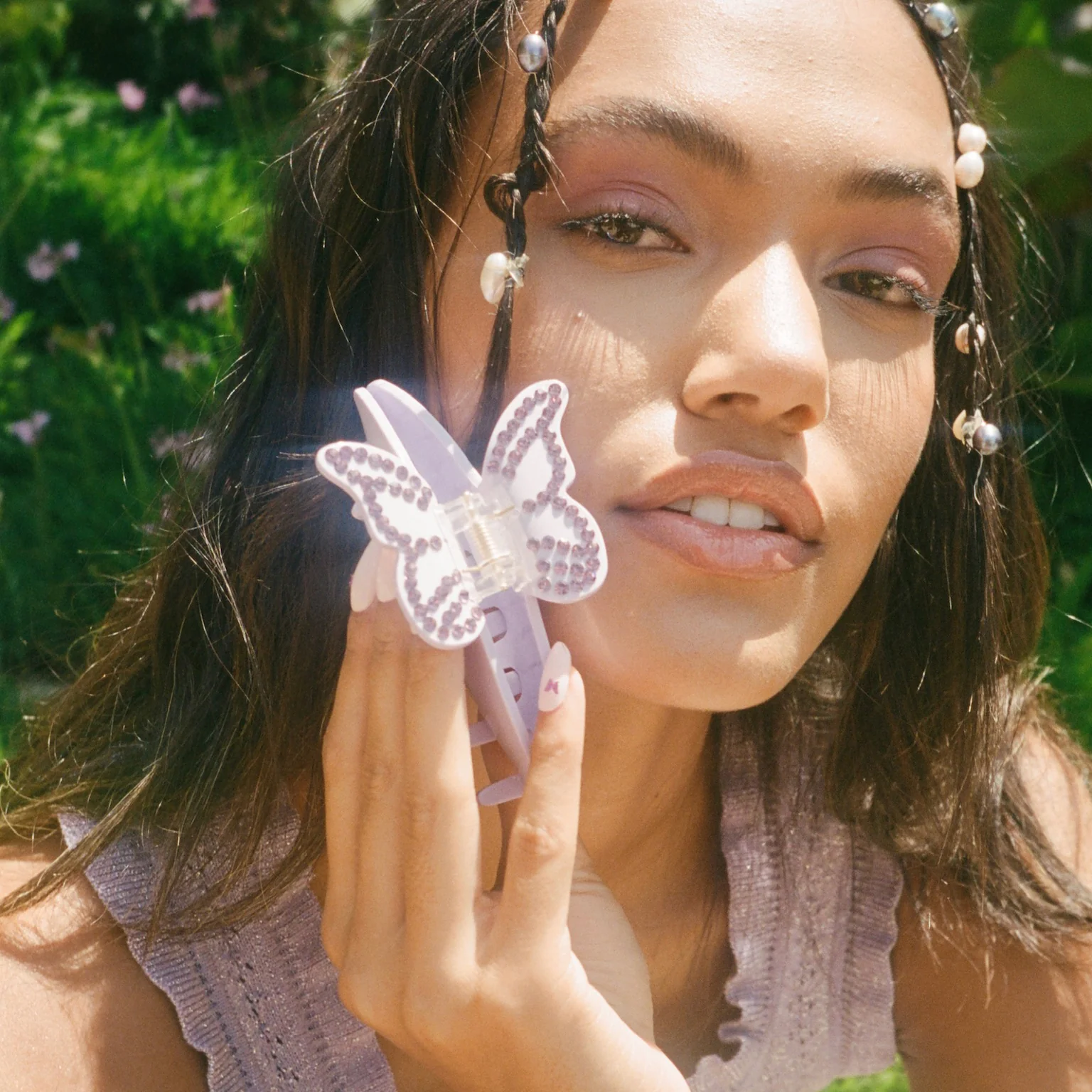 Mariposa Clip in Lilac Sunset