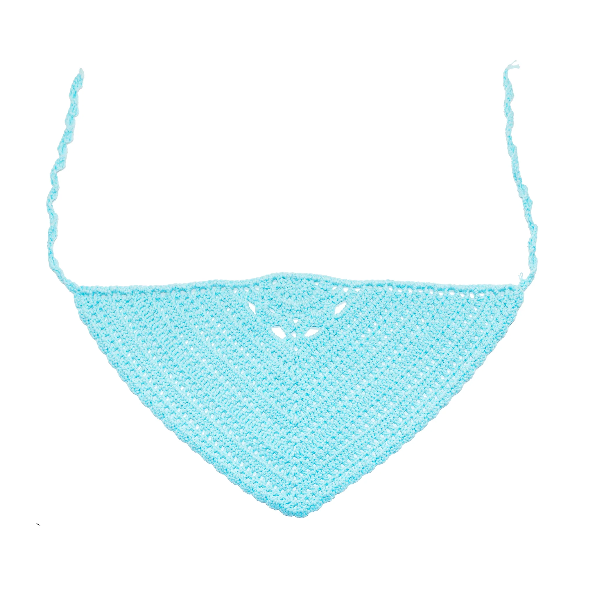 Crochet Head Scarf in Gelato