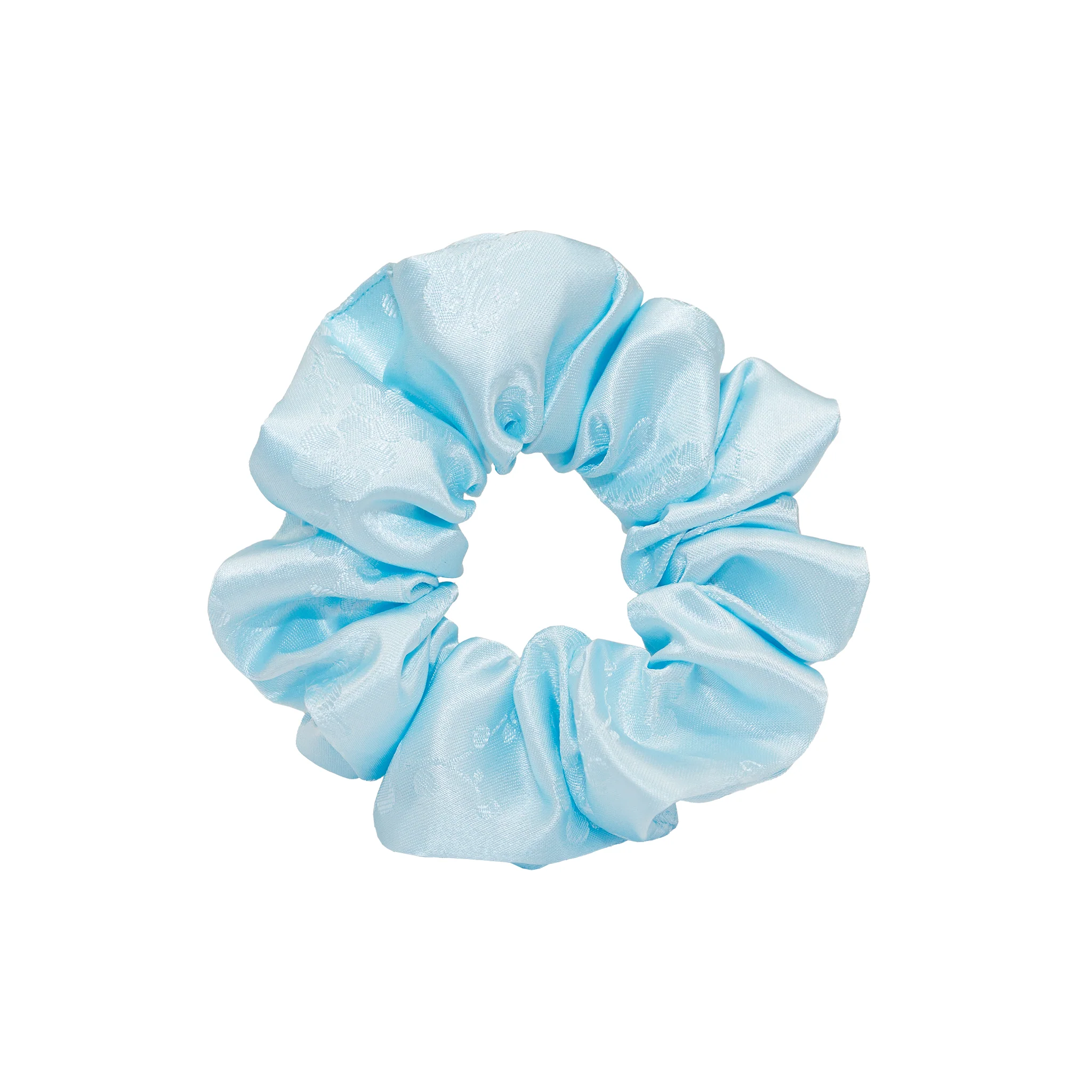 Hanbok Scrunchie in Blue Nabi