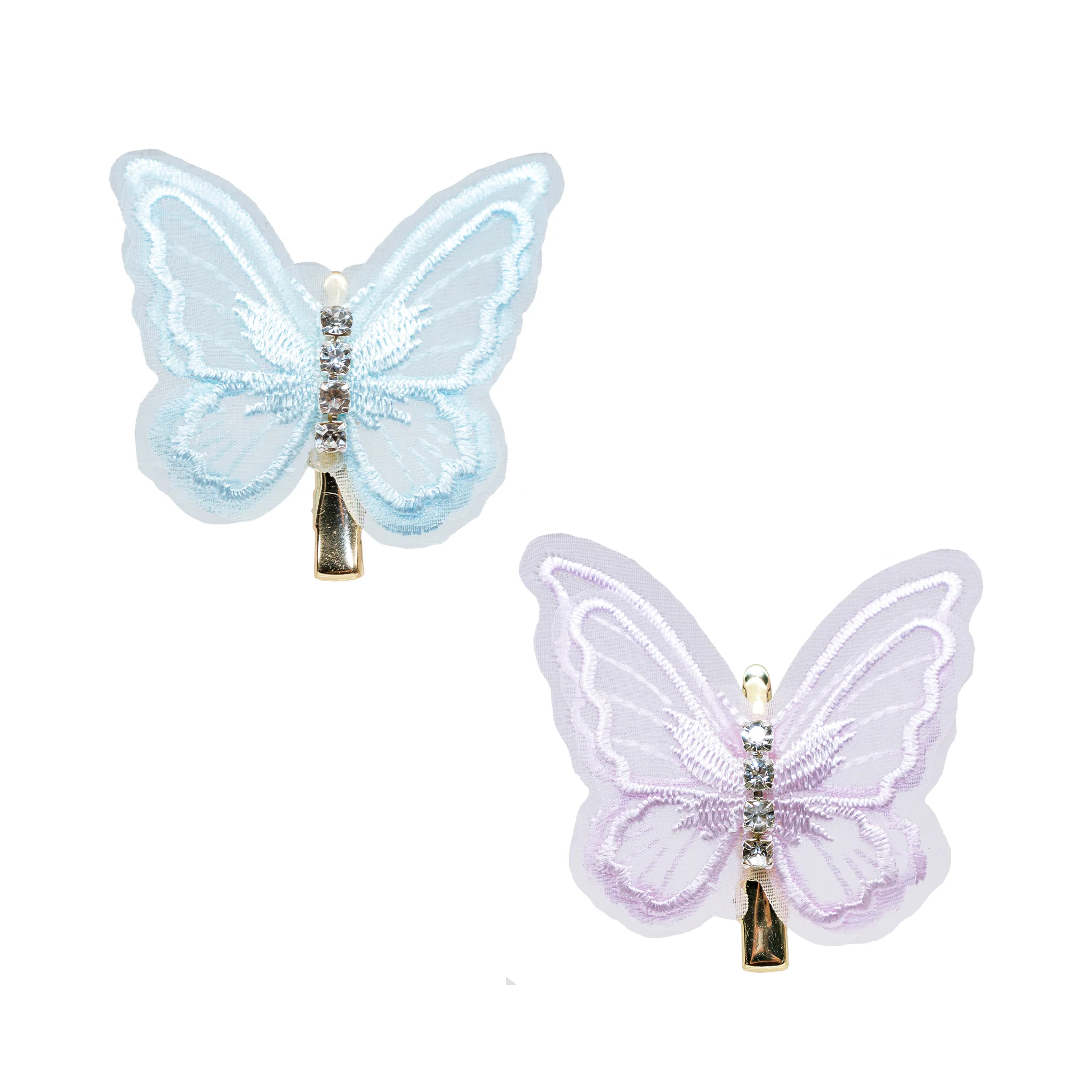 Butterfly Barrette Set in Dusk