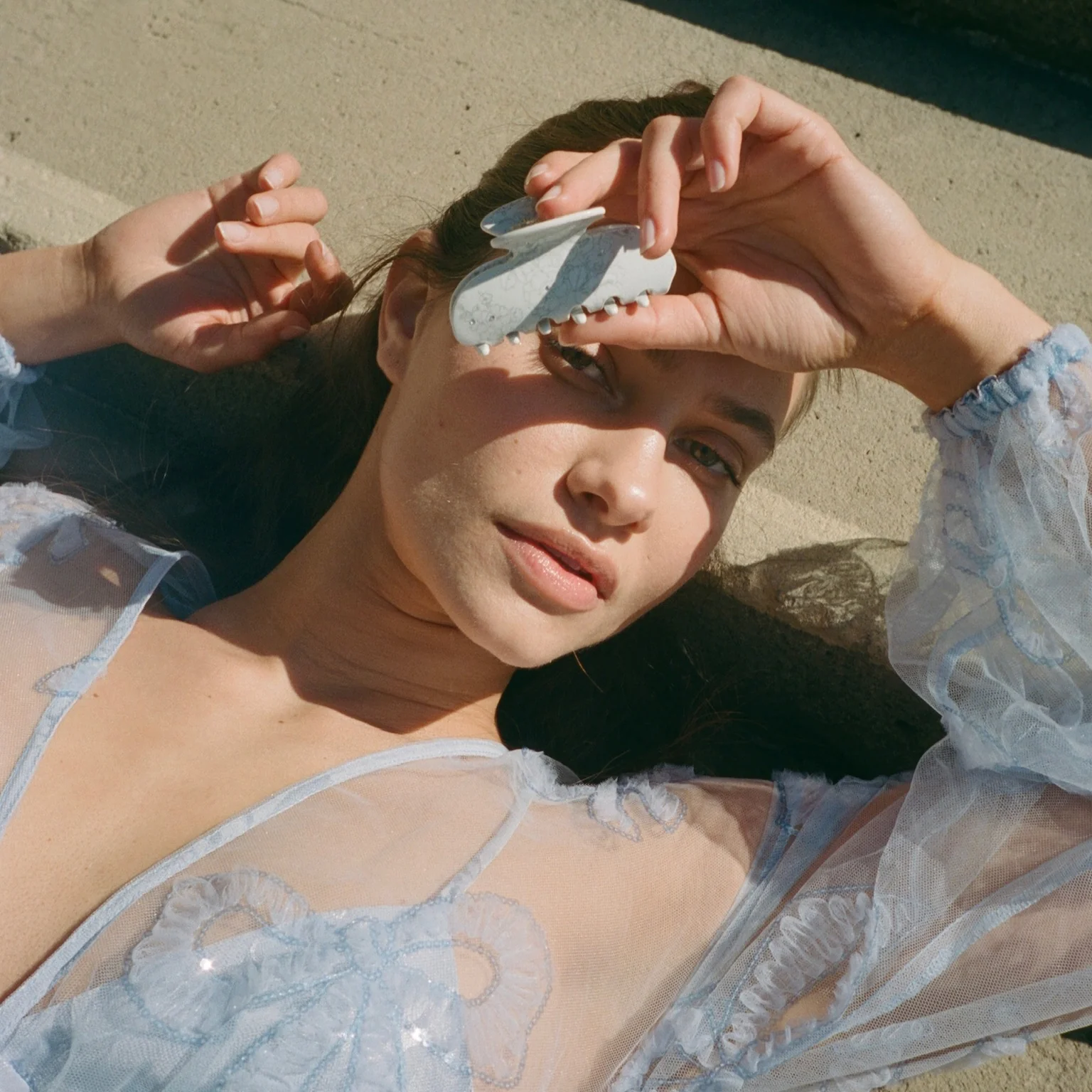 Sweetheart Clip in Something Blue