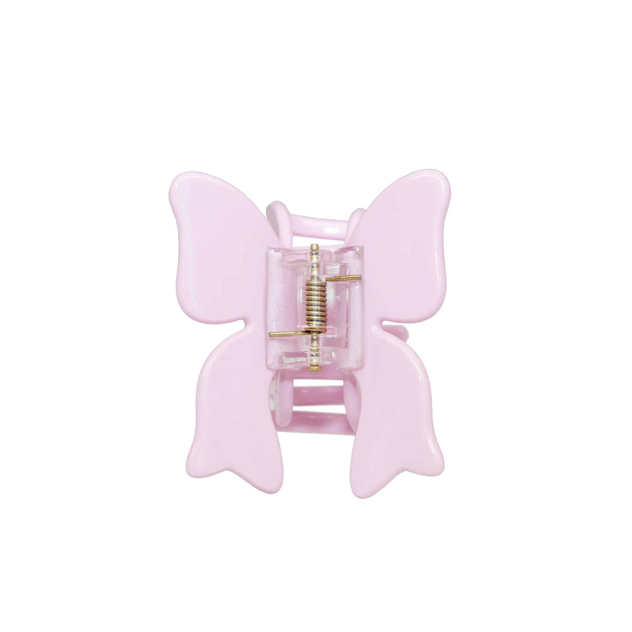 Bow Clip in Puff Pink