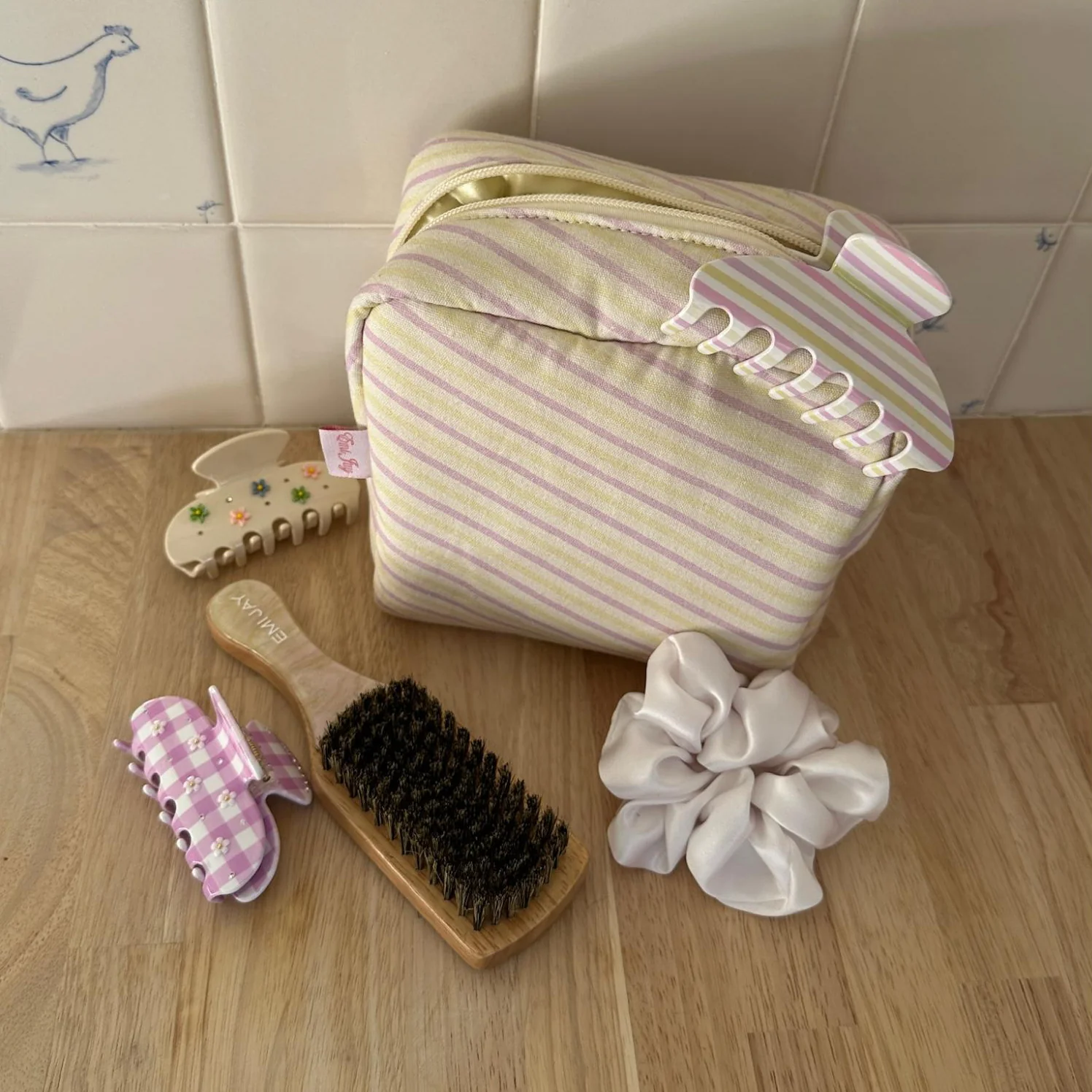 Linen Pouch in En Route