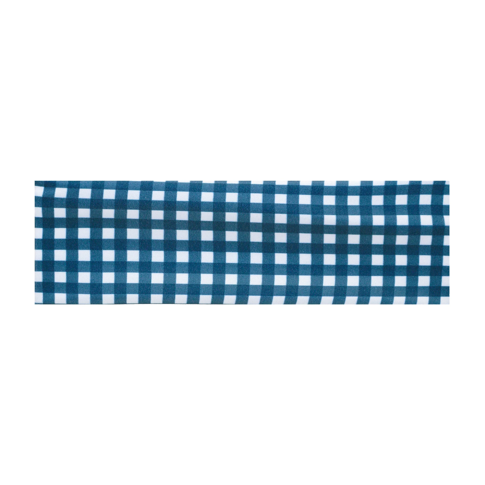 Infinity Headband in Navy Gingham