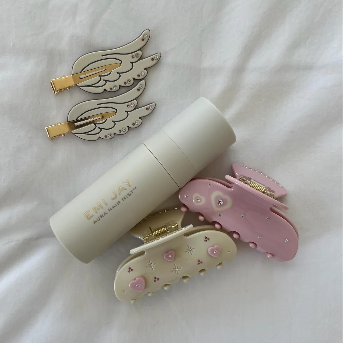 Popstar Clips in Dove Wing