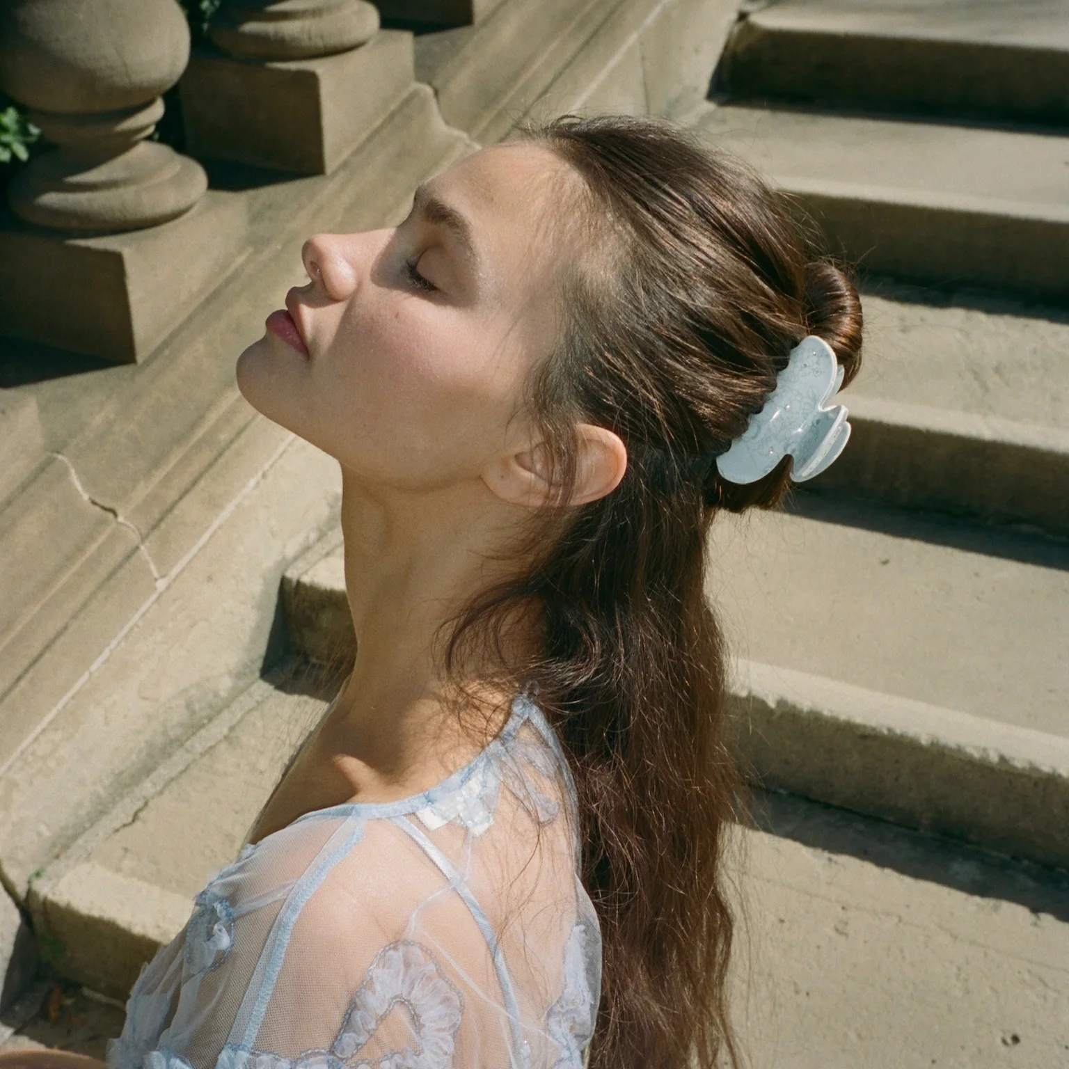 Sweetheart Clip in Something Blue