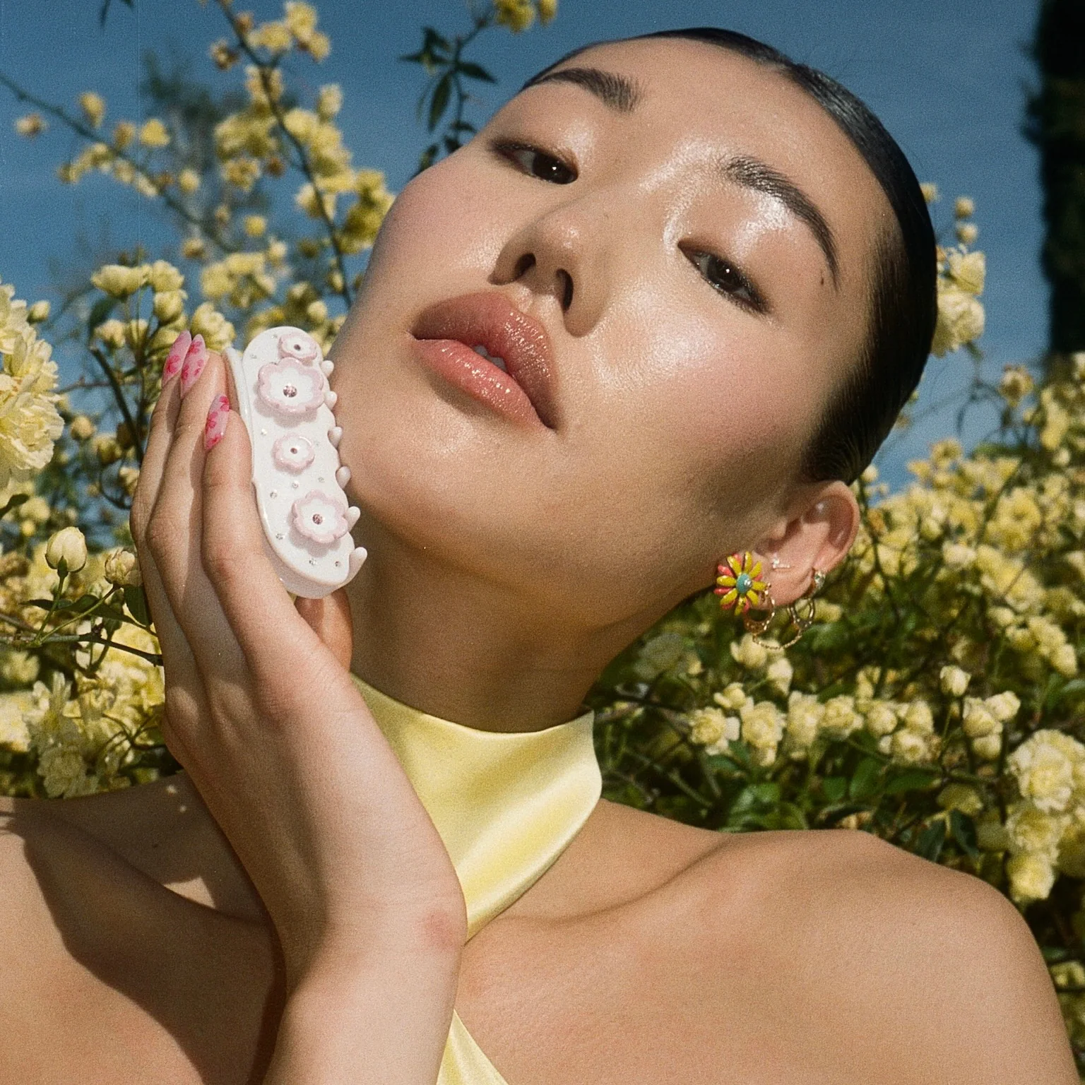 Sweetheart Clip in Puff Blossom