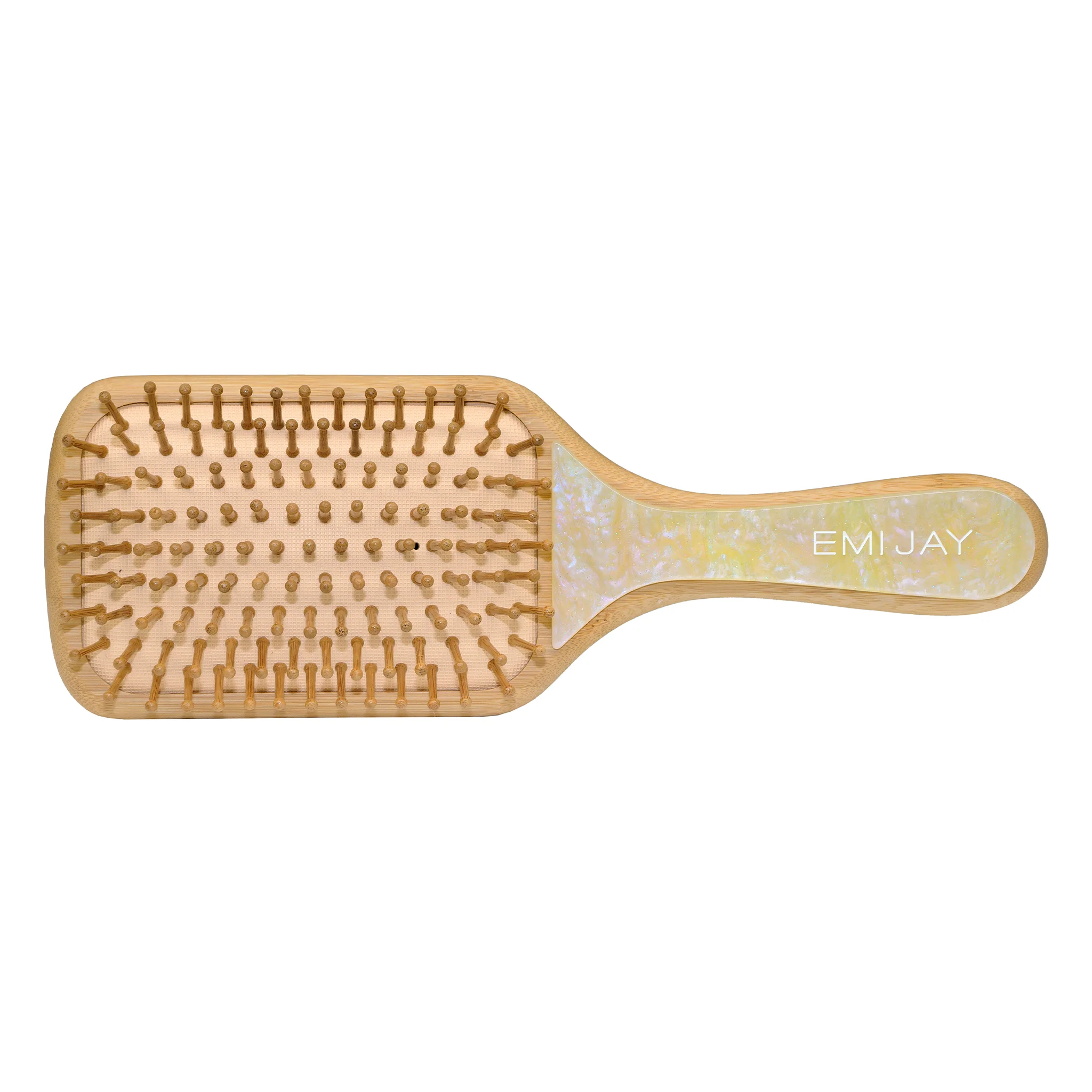Bamboo Paddle Brush in Lemon Sugar
