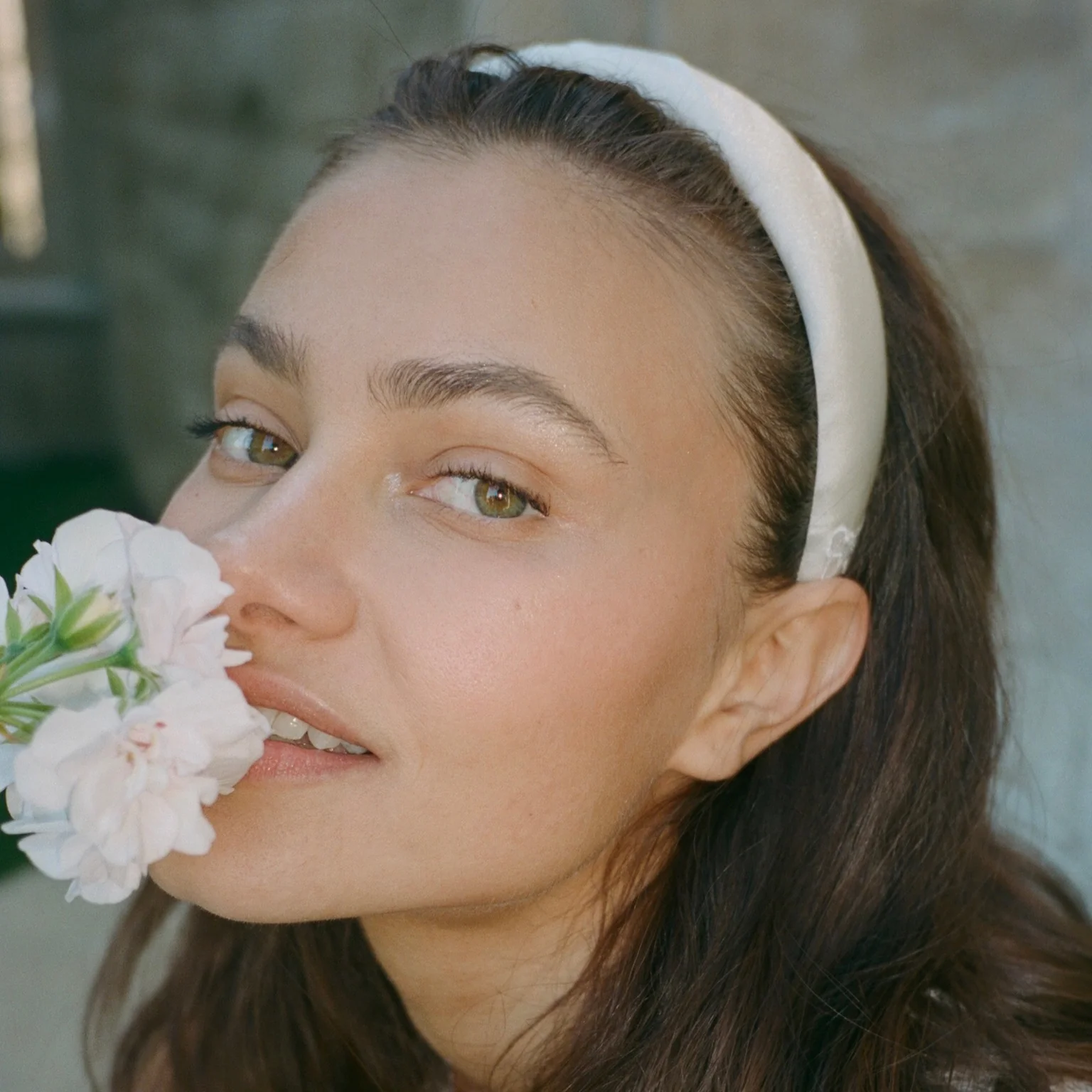 Halo Headband in Ivory