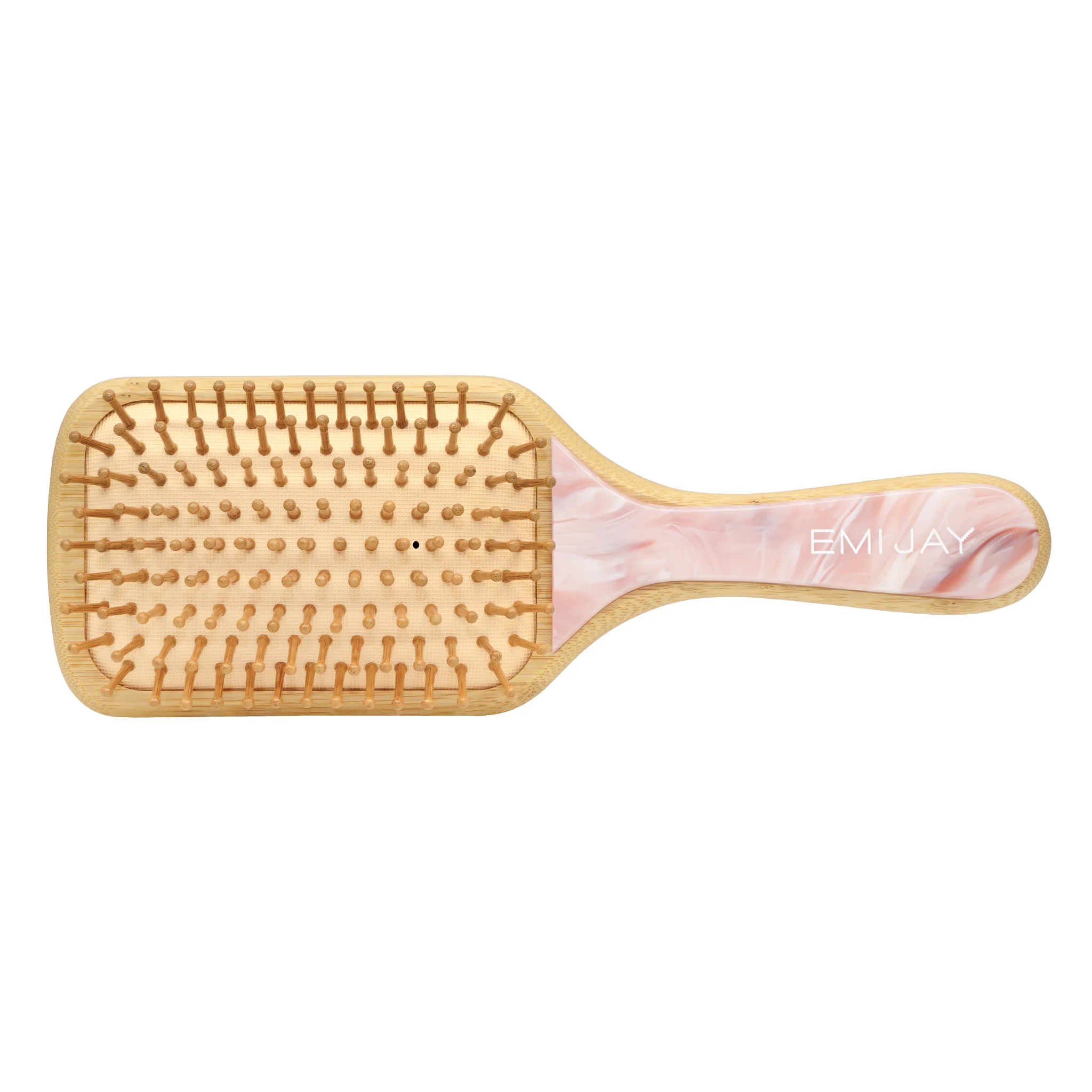 Bamboo Paddle Brush in Pink Chantilly