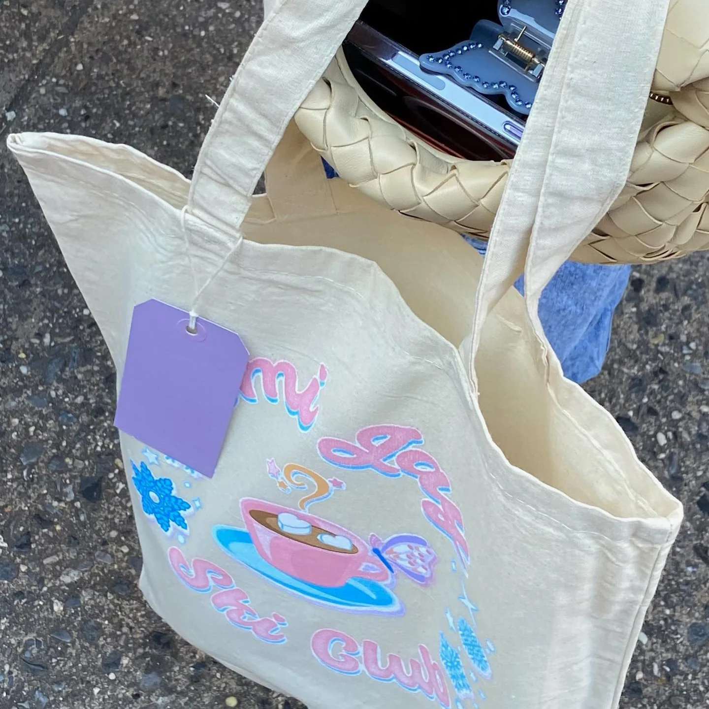 Emi Jay Ski Club Tote Bag