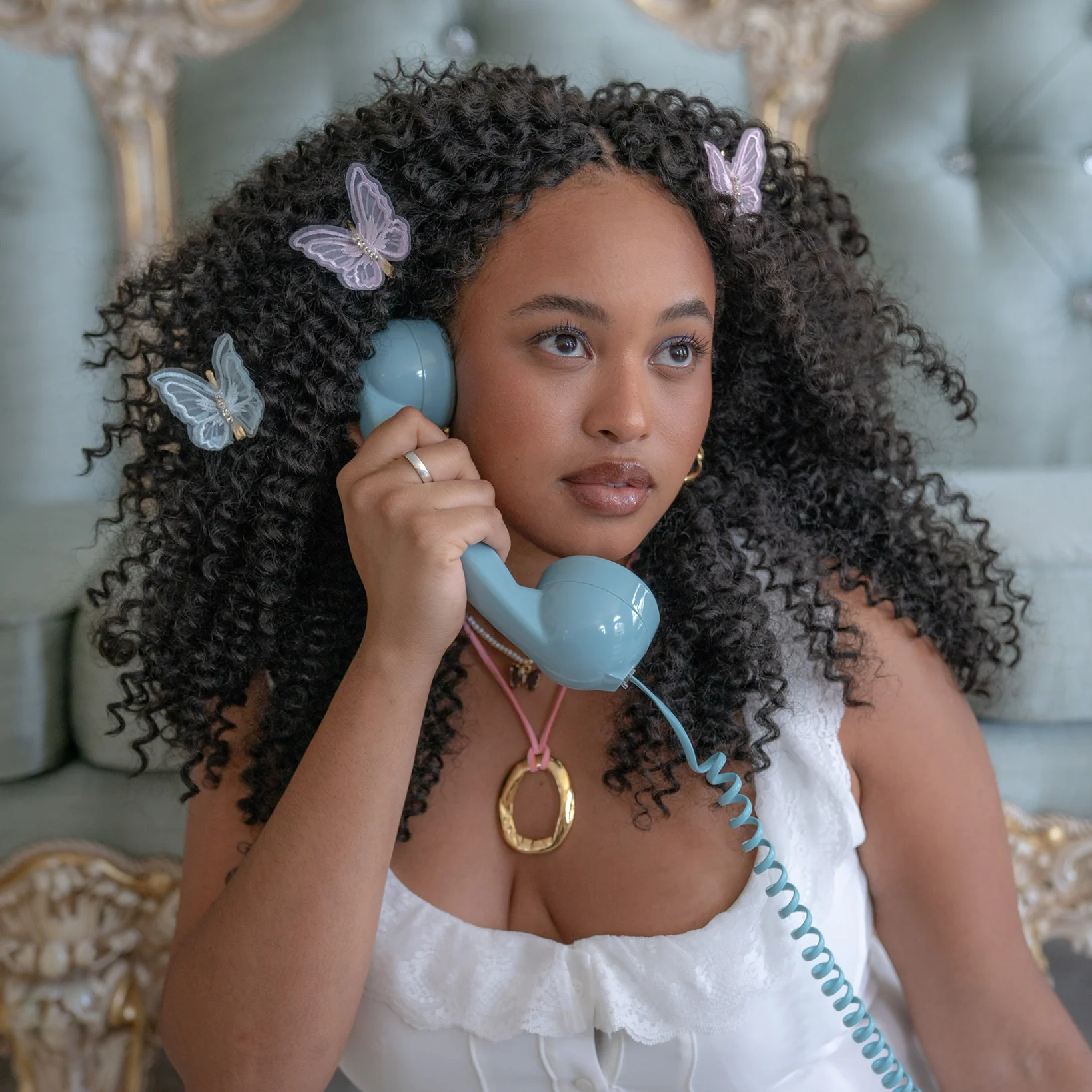 Butterfly Barrette Set in Dusk