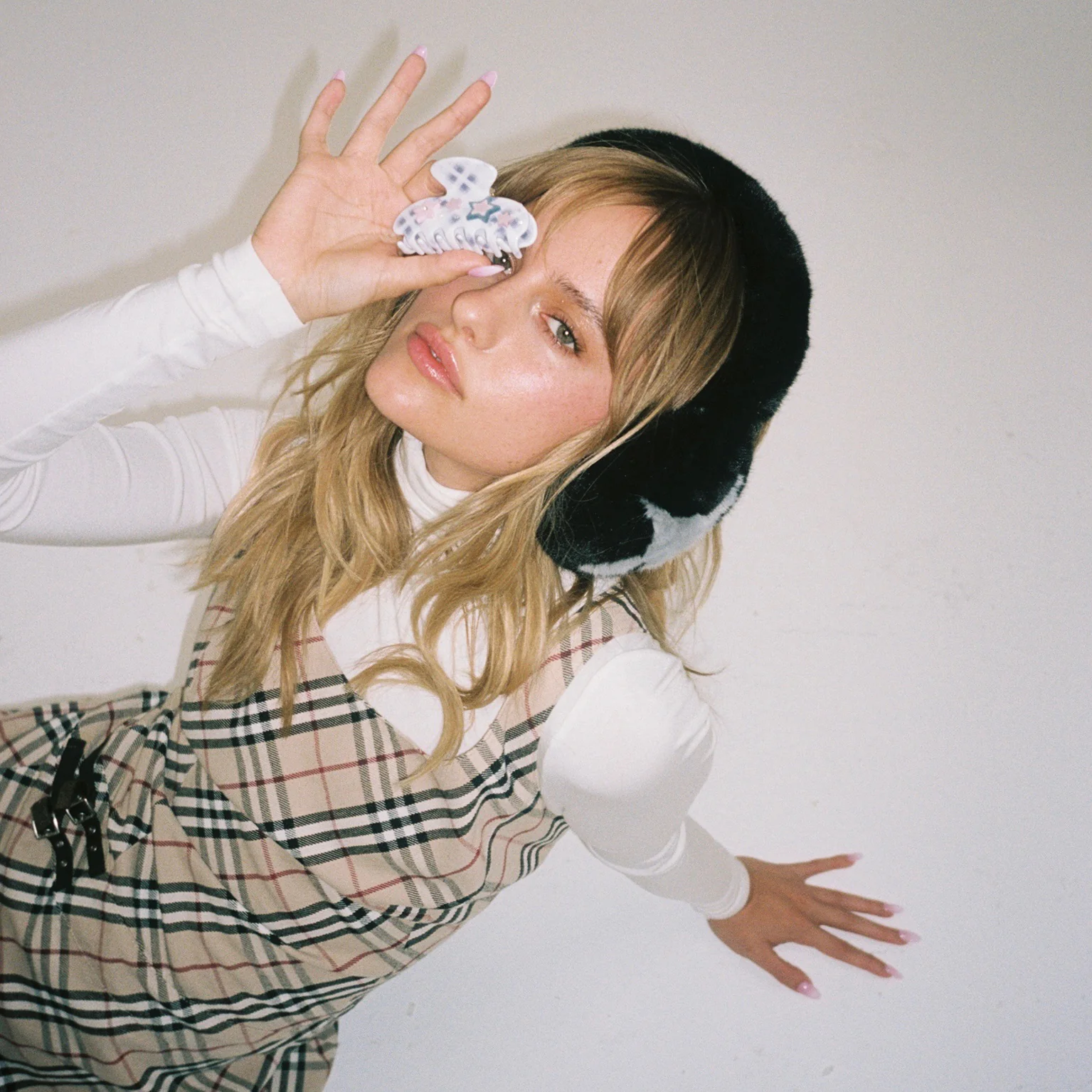 Sweetheart Clip in Plaid Princess