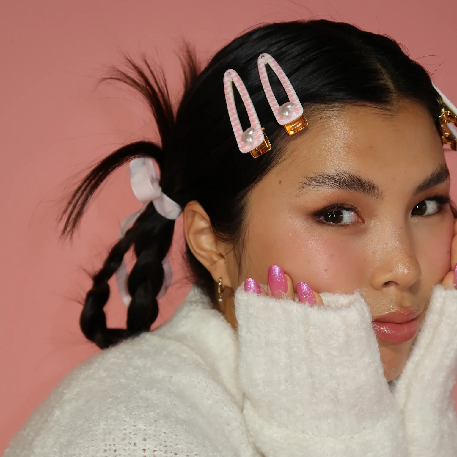 Barrette Set in Bundle Up