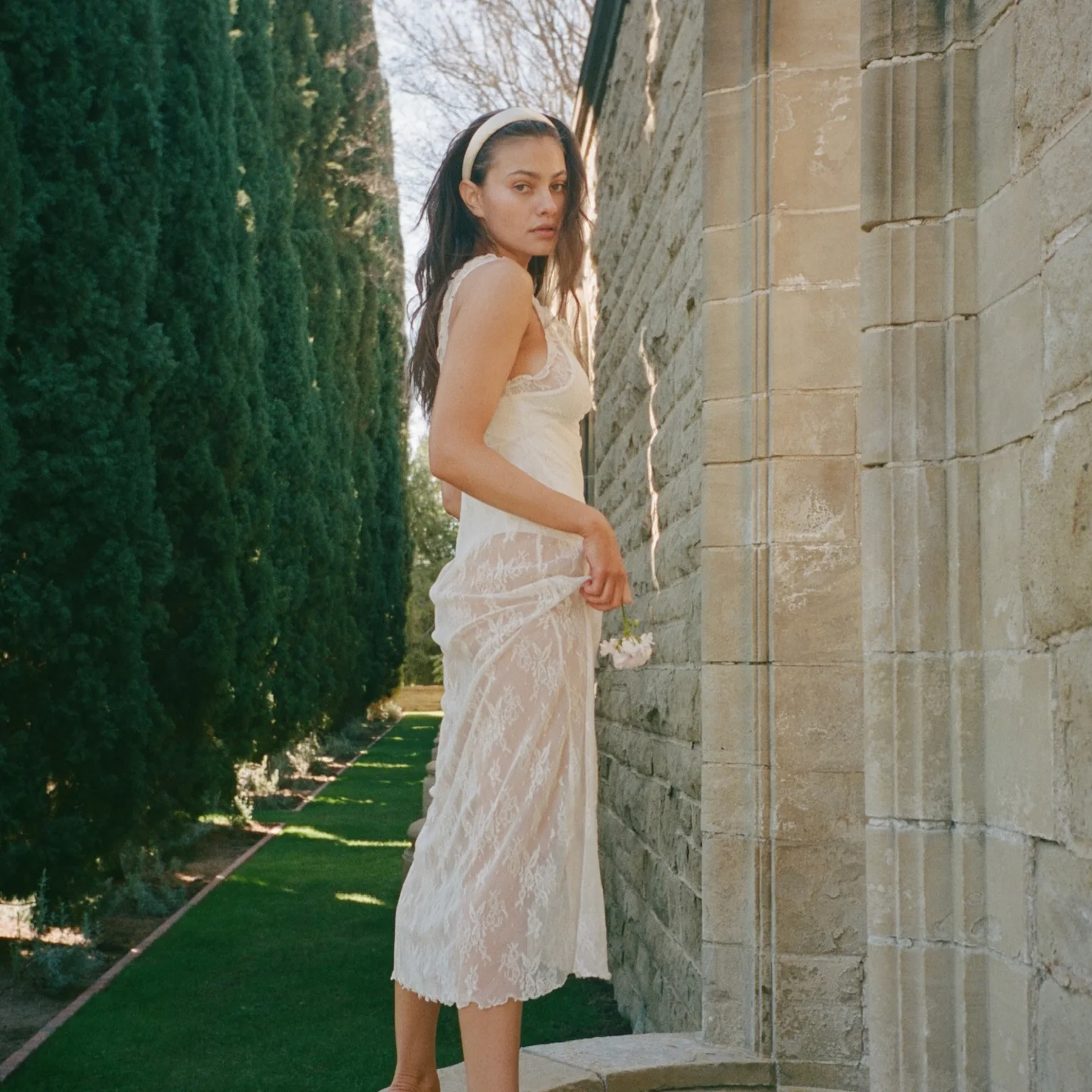 Halo Headband in Ivory