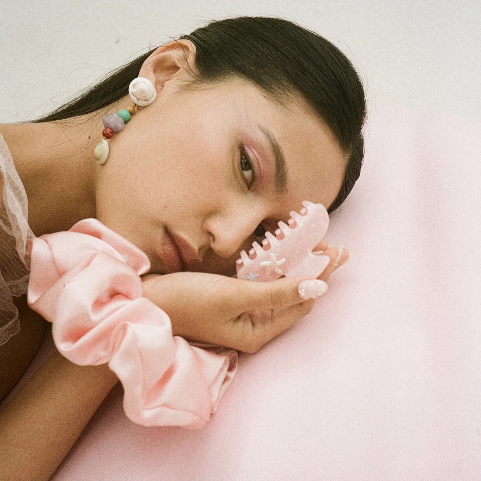 Sweetheart Clip in Pink Water Fairy