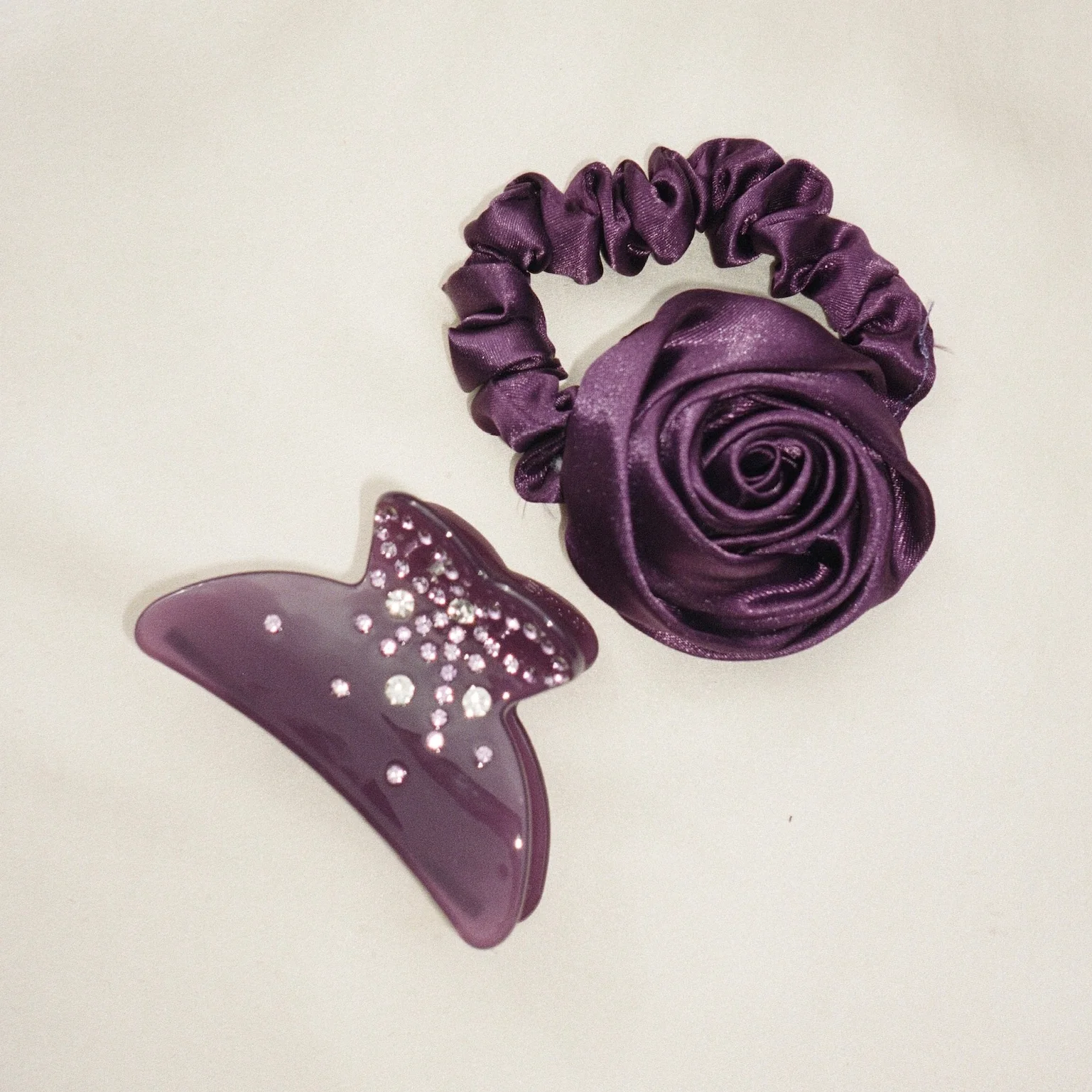 Princessa Clip in Plum