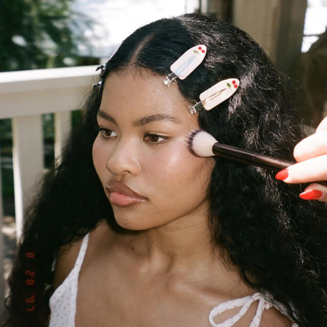 Popstar Clips in Cherry Baby