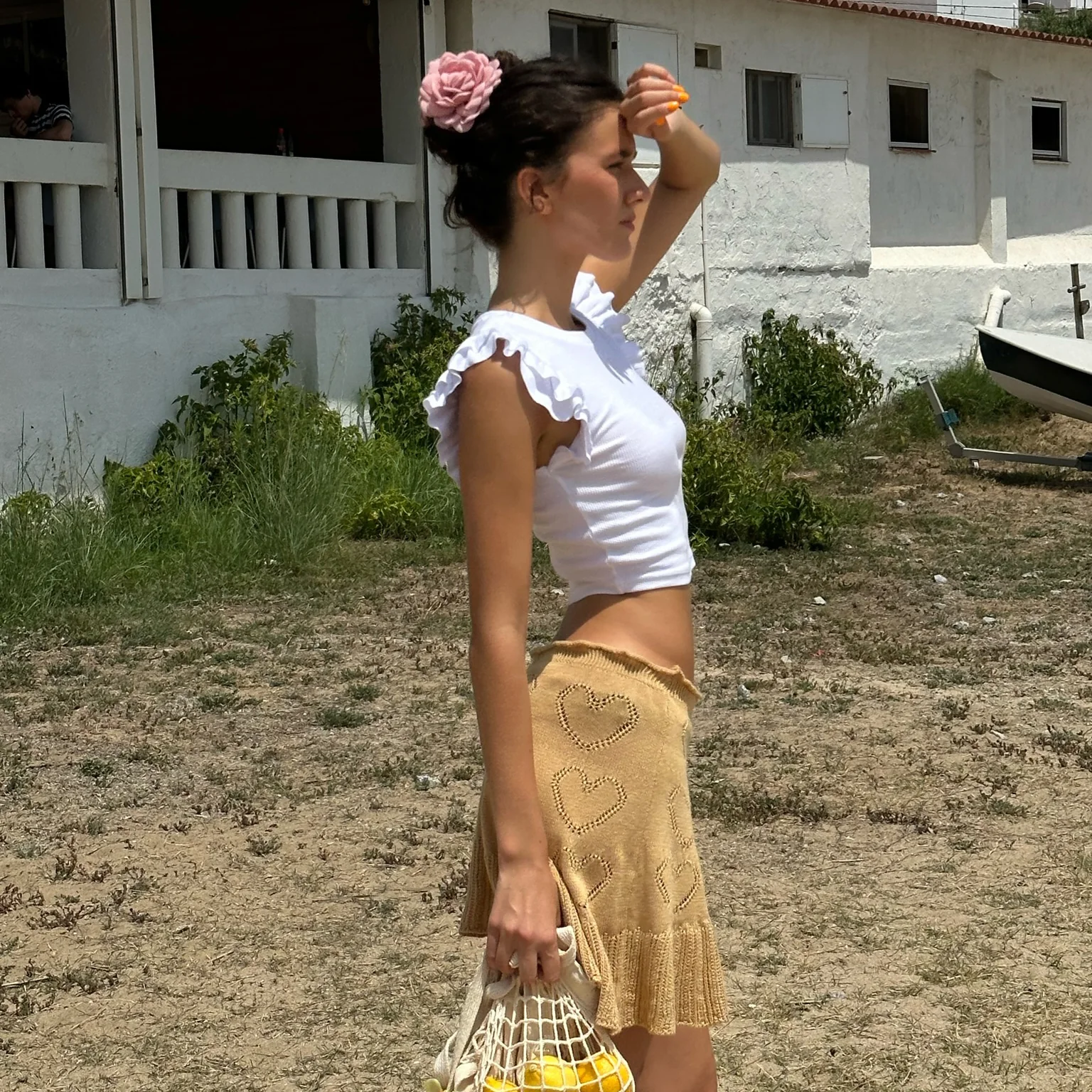 Camellia Clip in Blush