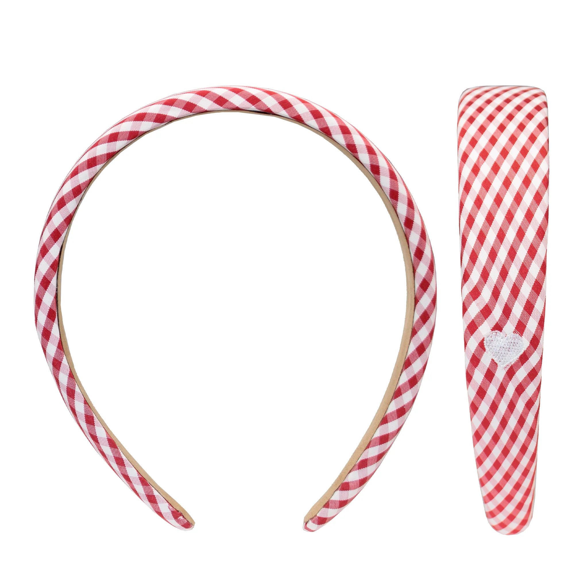 Halo Headband in Cherry Gingham