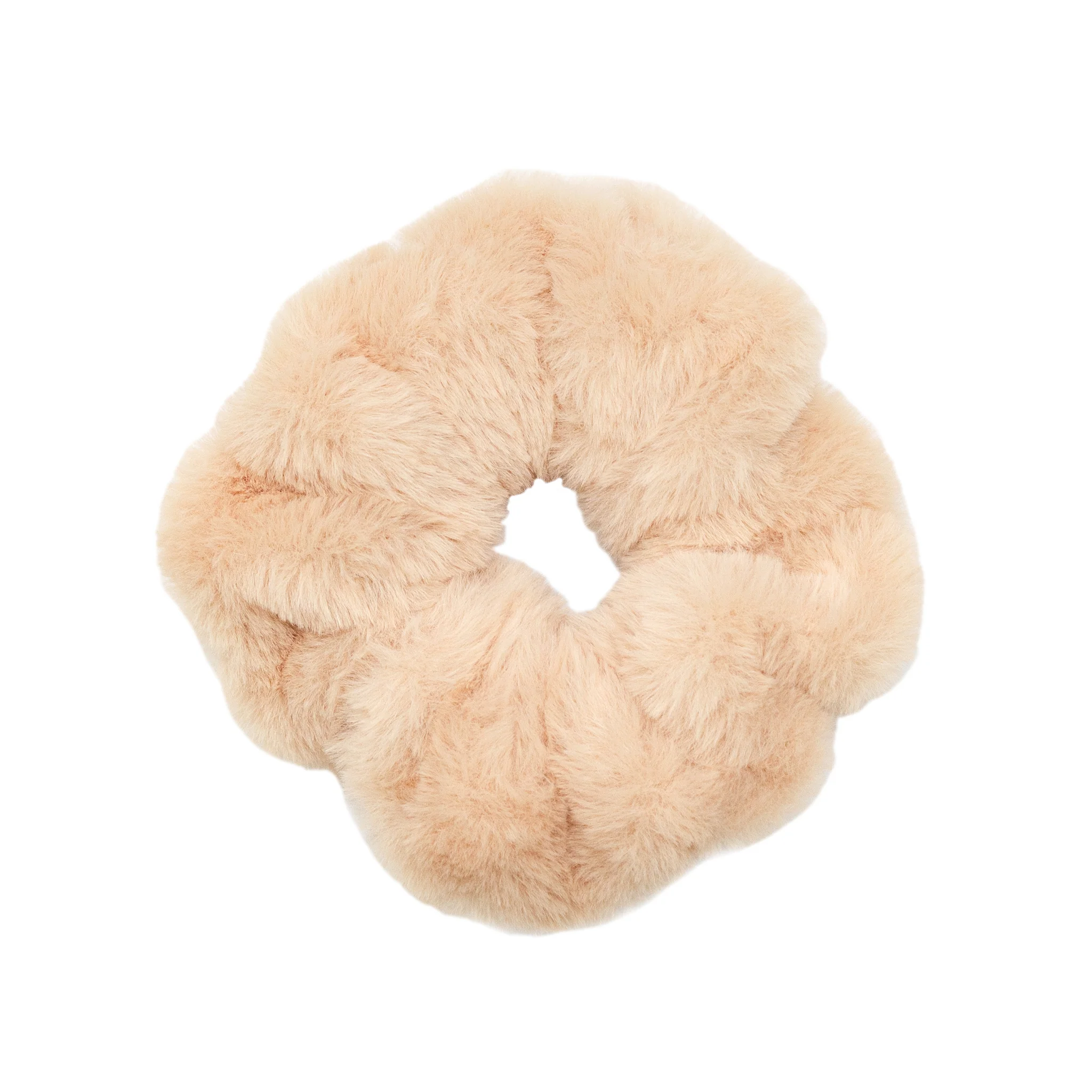 Teddy Bear Scrunchie in Butterscotch