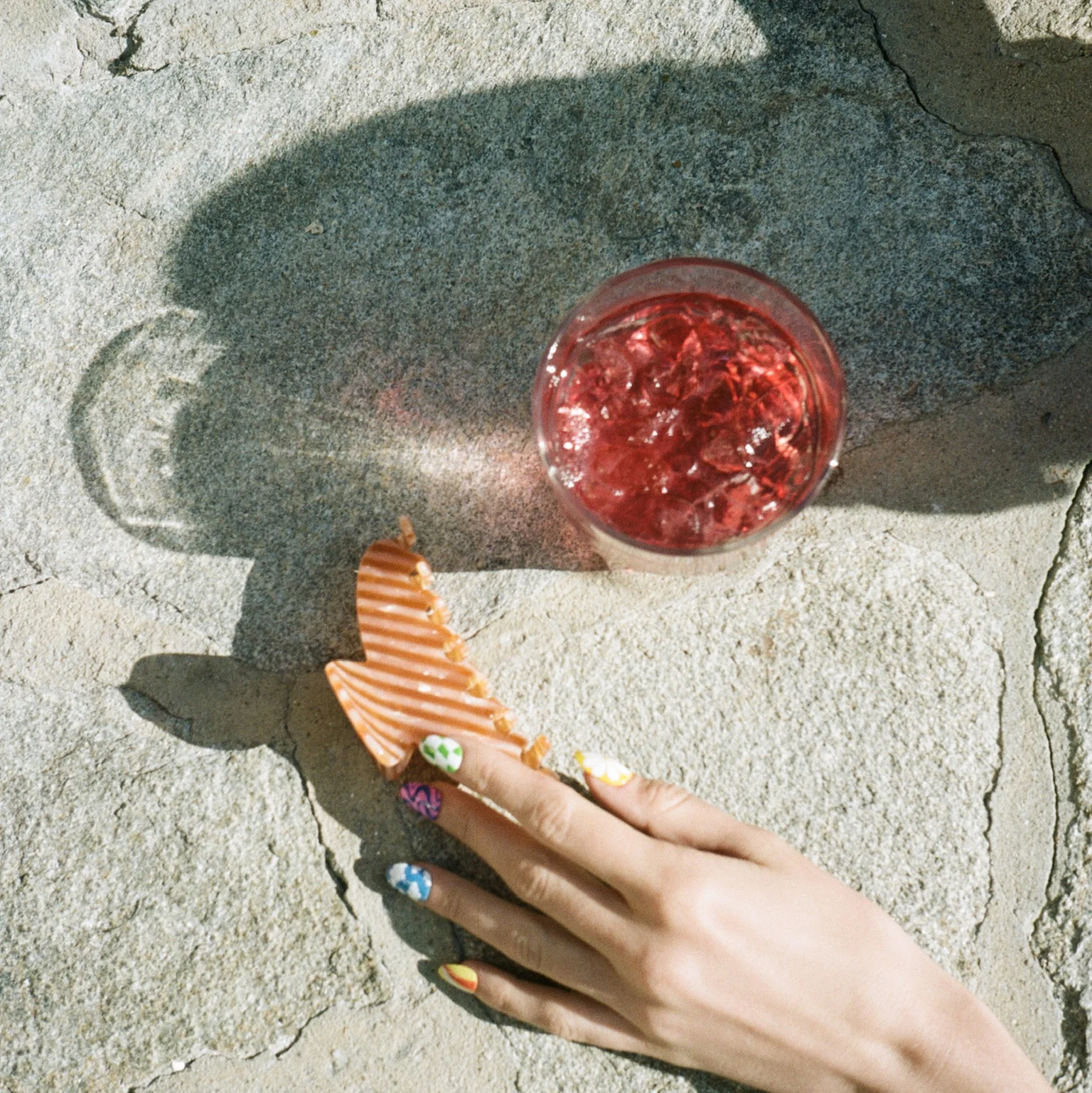 Big Effing Clip in Orange Cabana