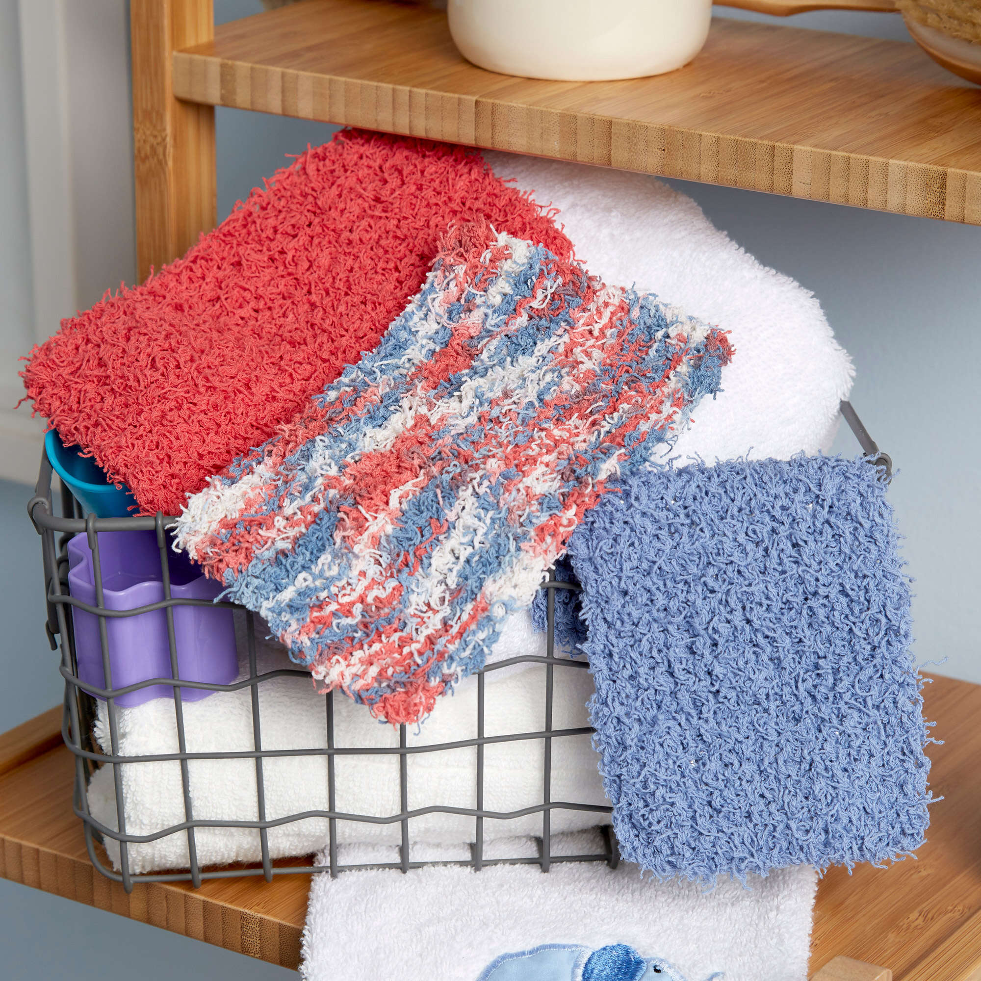 Red Heart Knit Scrubby Rectangle