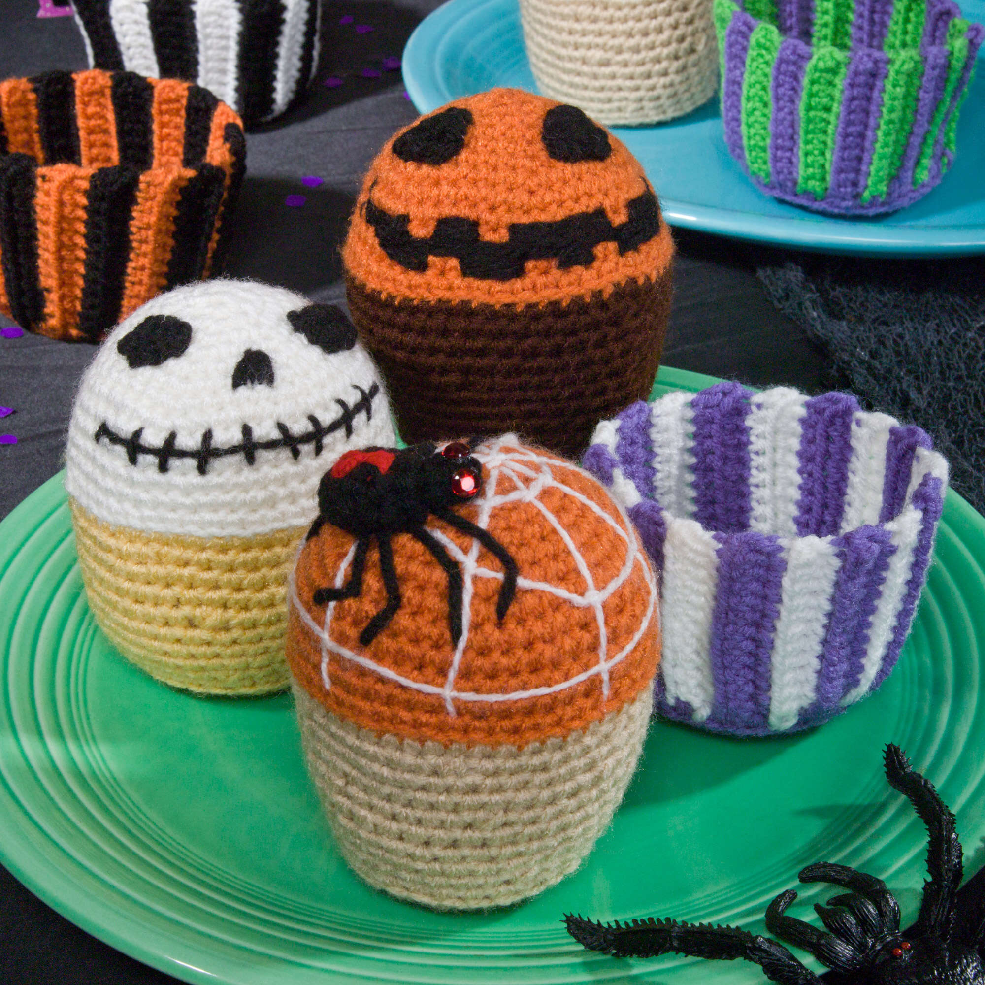 Red Heart Crochet Scary Muffins