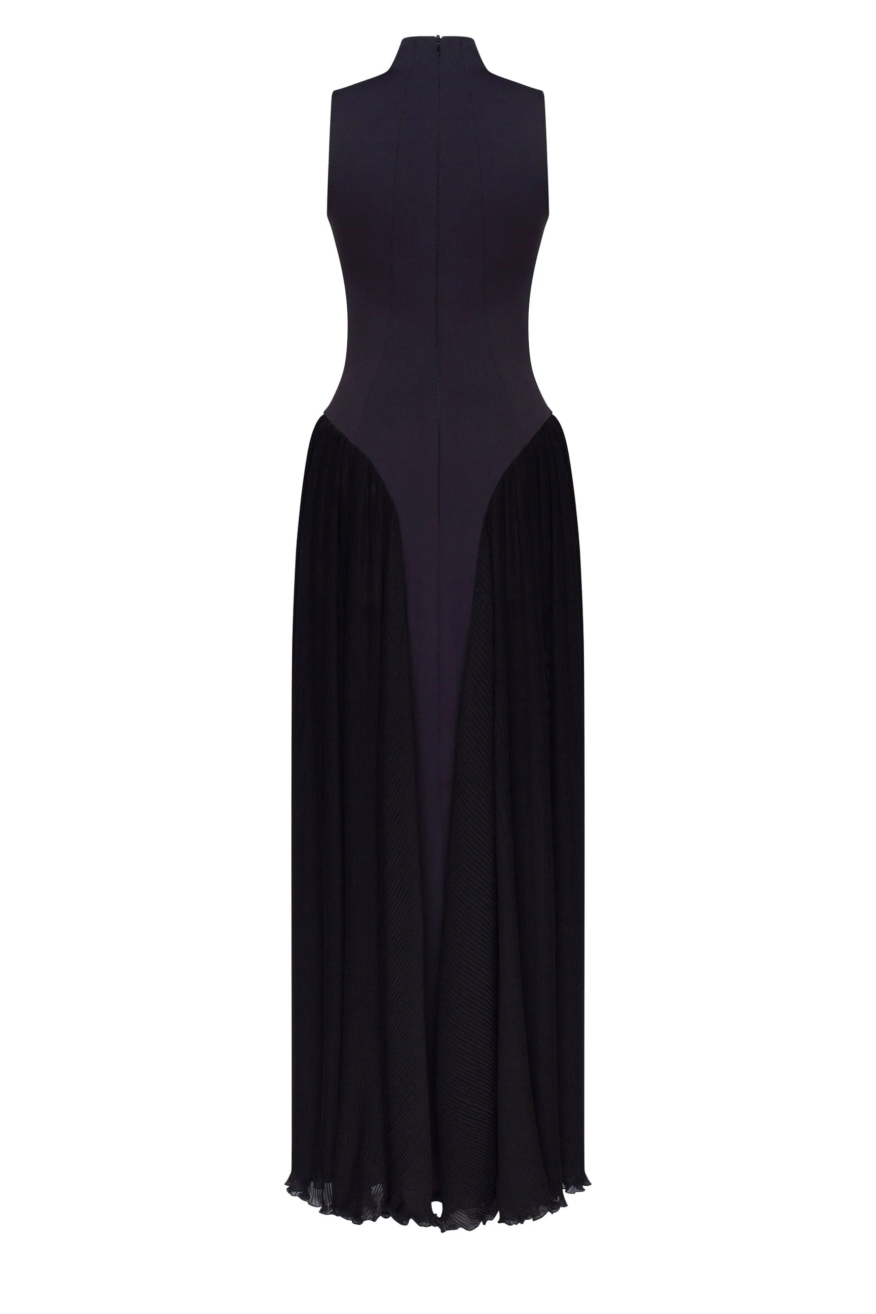 Elegant mock neck maxi dress, Parisienne