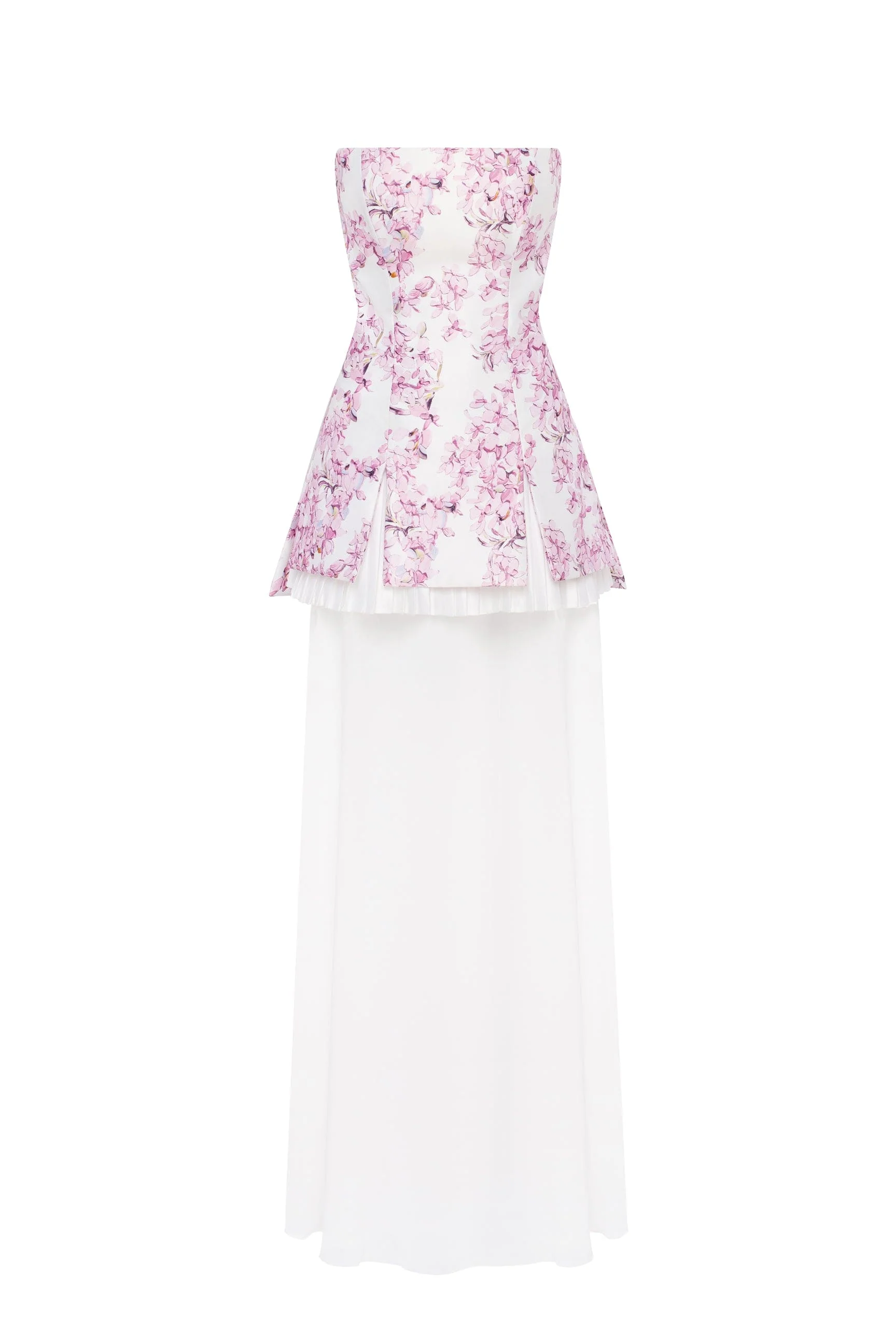 2-in-1 pink sakura mini with a detachable underskirt