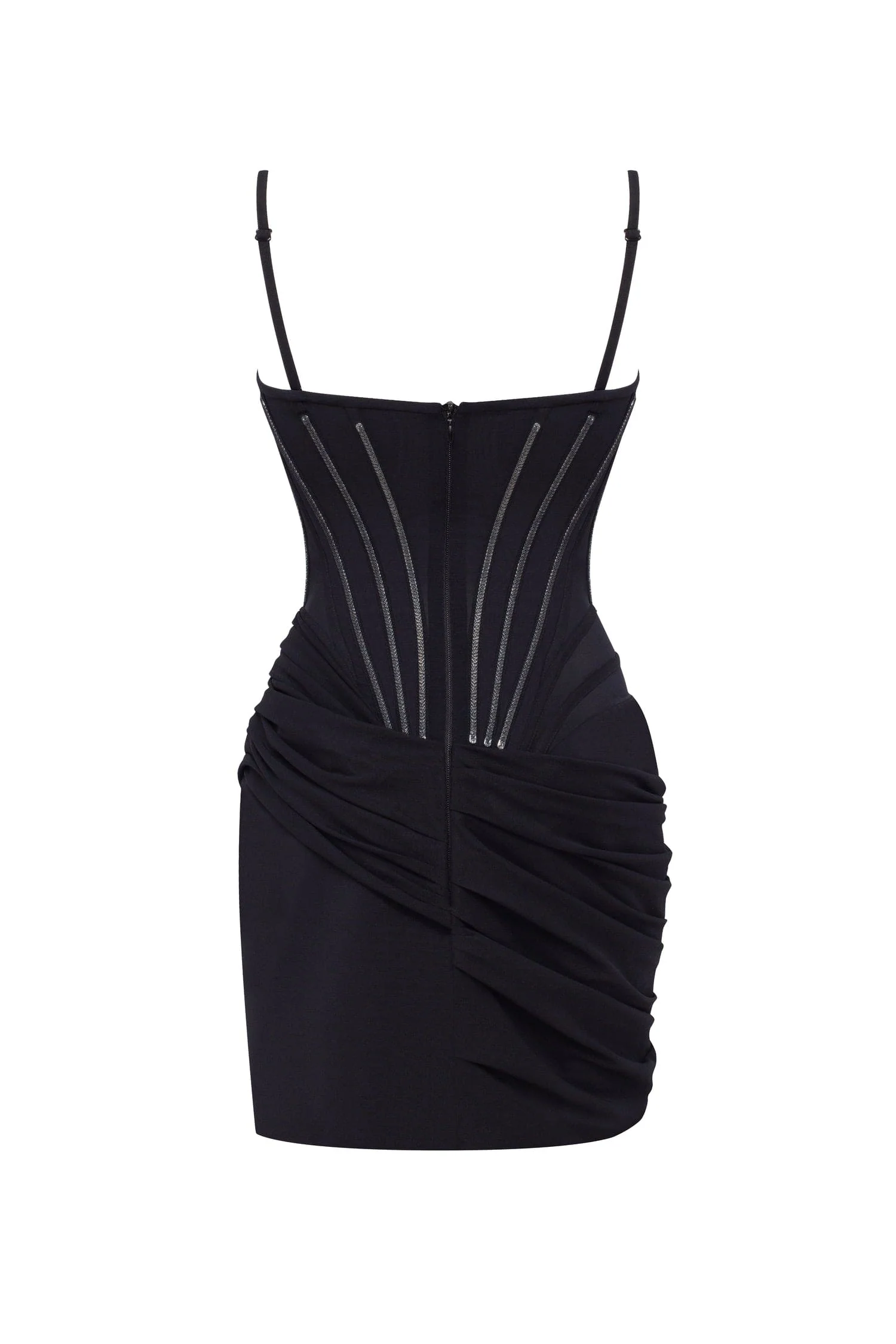 Chic fitted corset mini dress, Parisienne