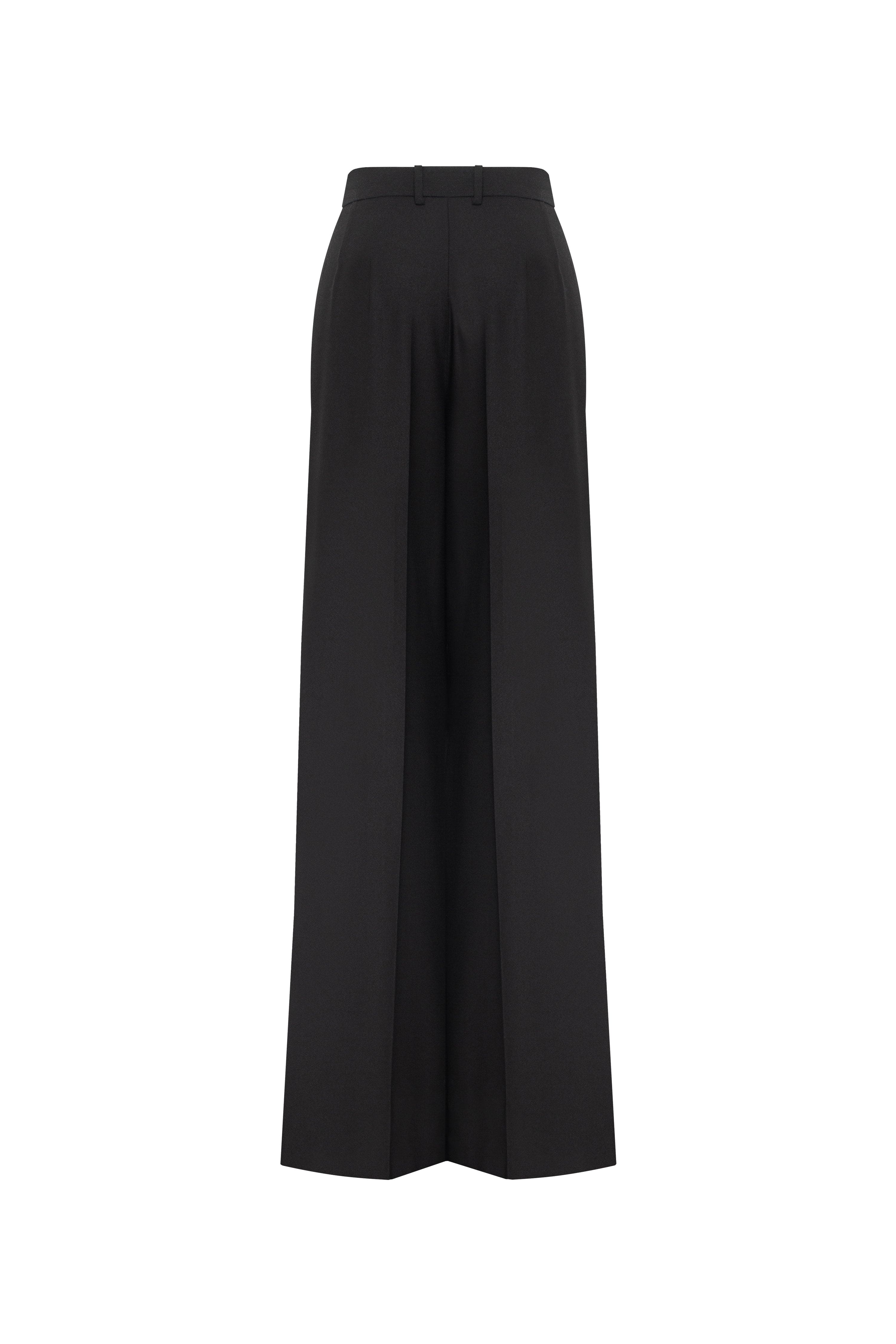 High-rise black suit pants, Xo Xo