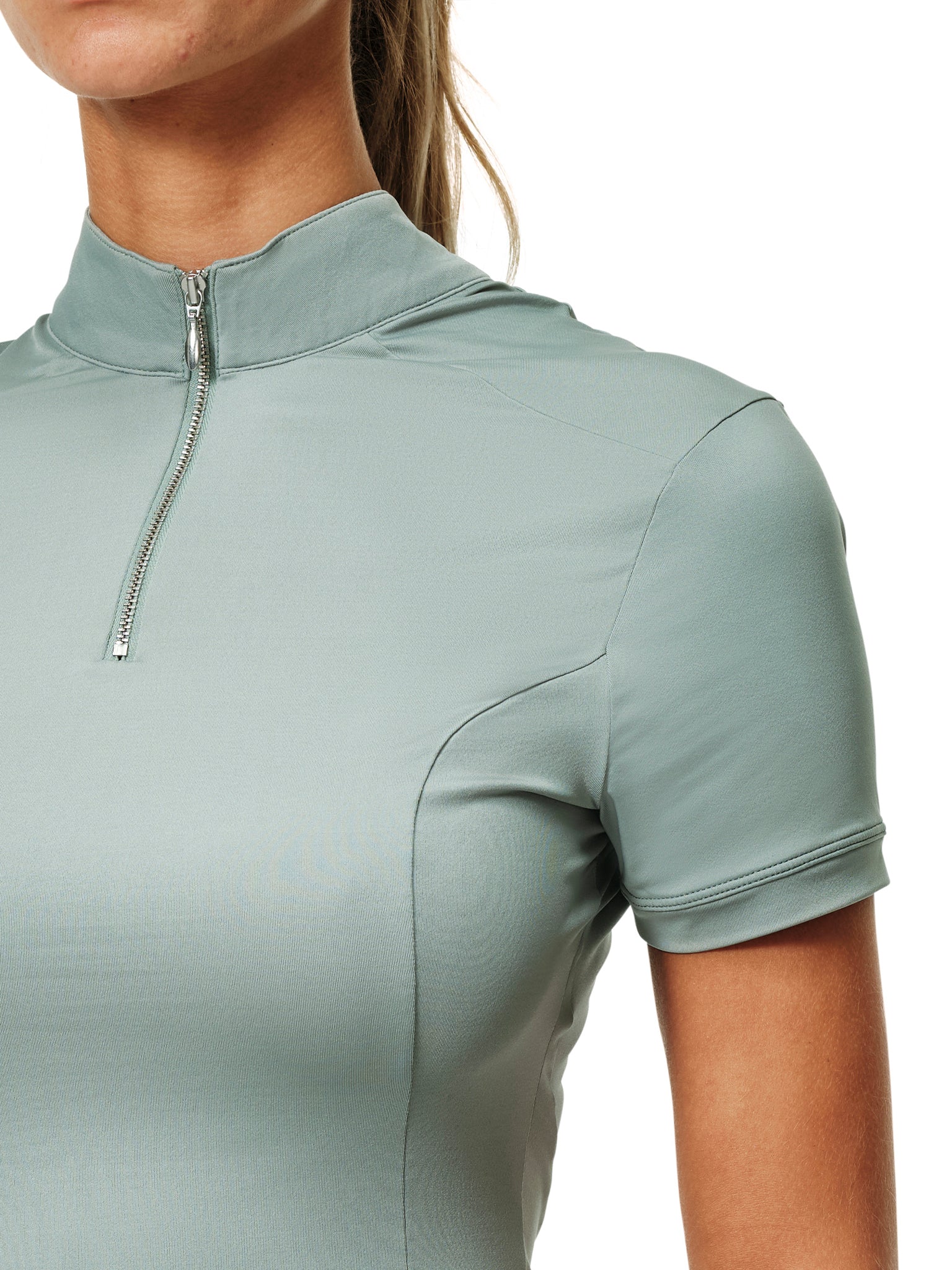 UV Protection Top Short Sleeve Mint Green