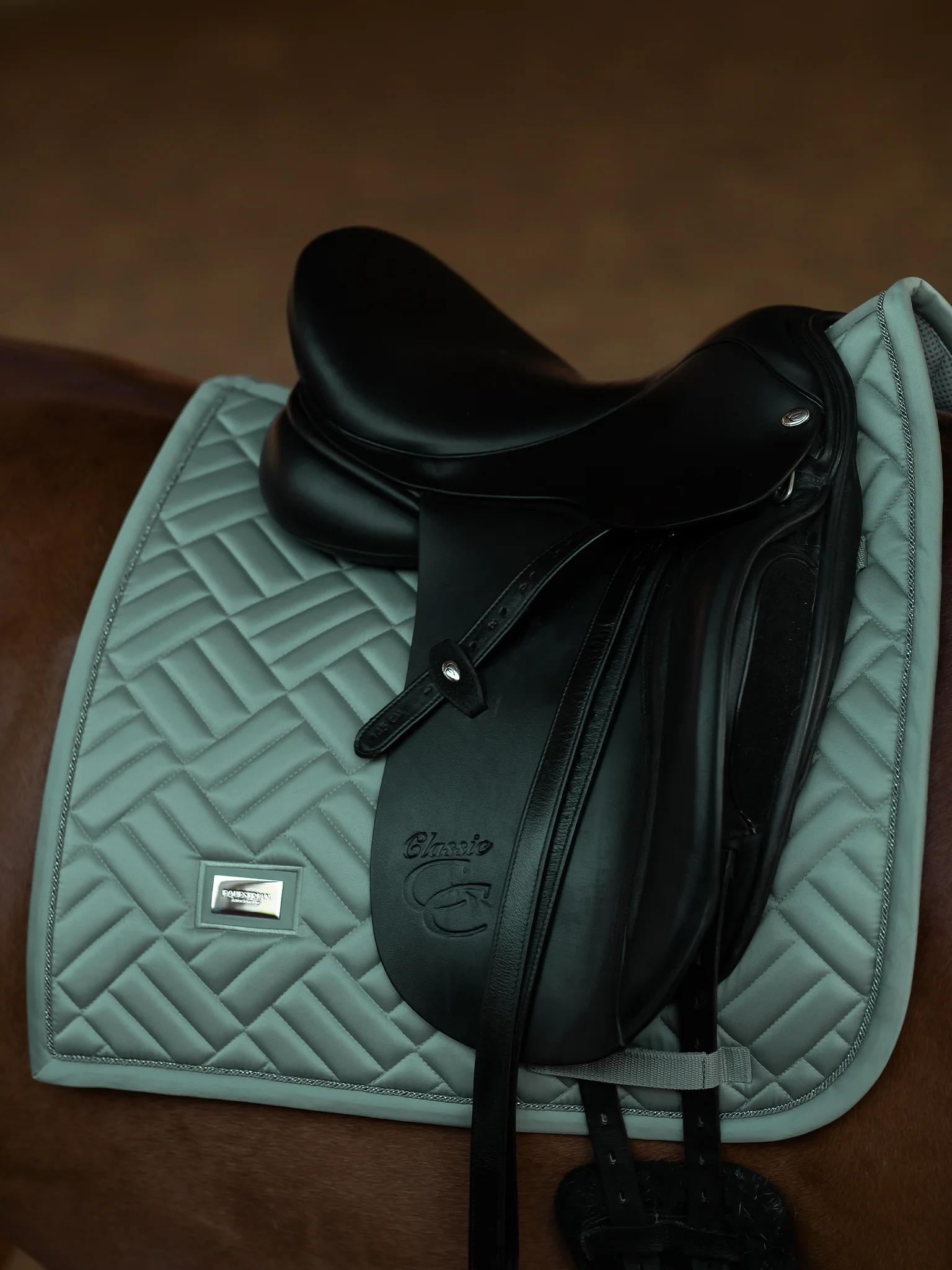 Dressage Saddle Pad Modern Mint Green