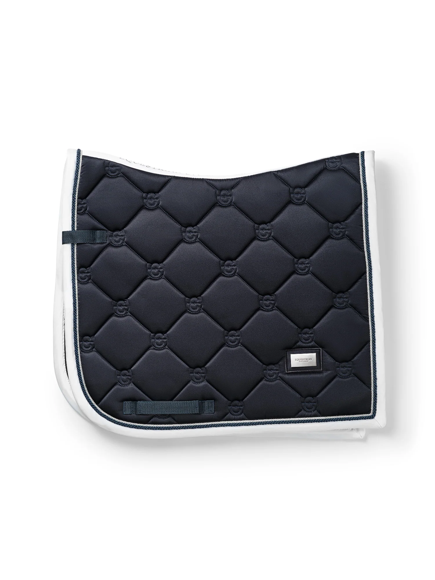 Dressage Saddle Pad Midnight White Edge