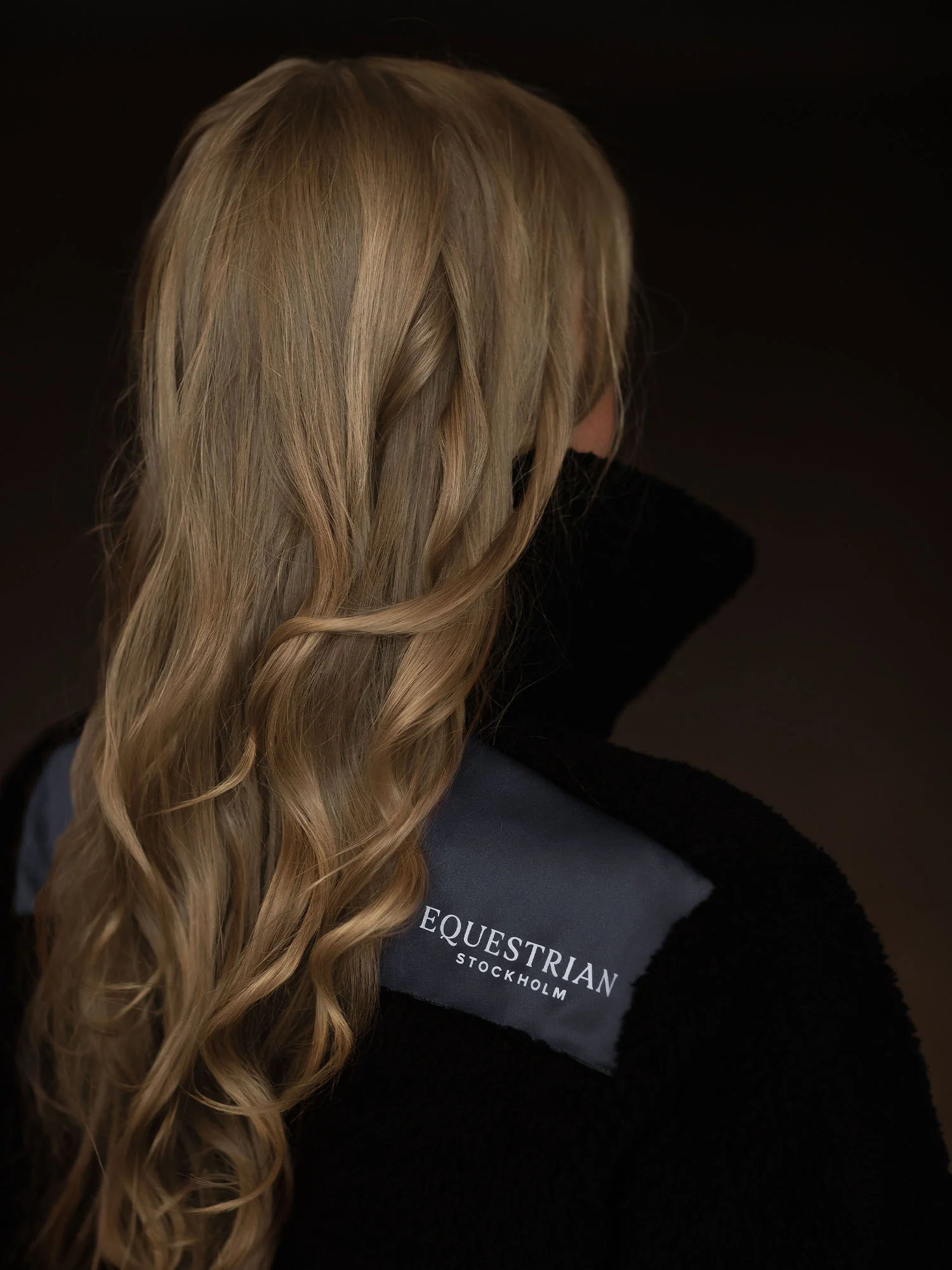 Teddy Fleece Jacket Black Dark Ocean