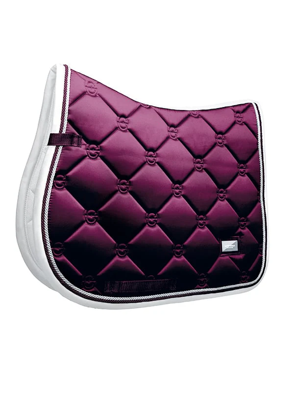Jump Saddle Pad Purple White Edge