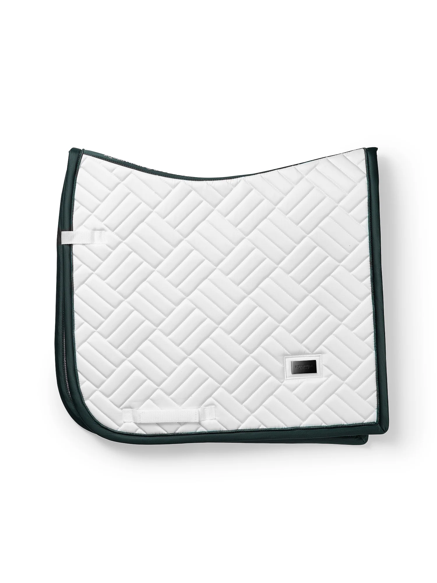 Dressage Saddle Pad Modern White Dramatic Monday