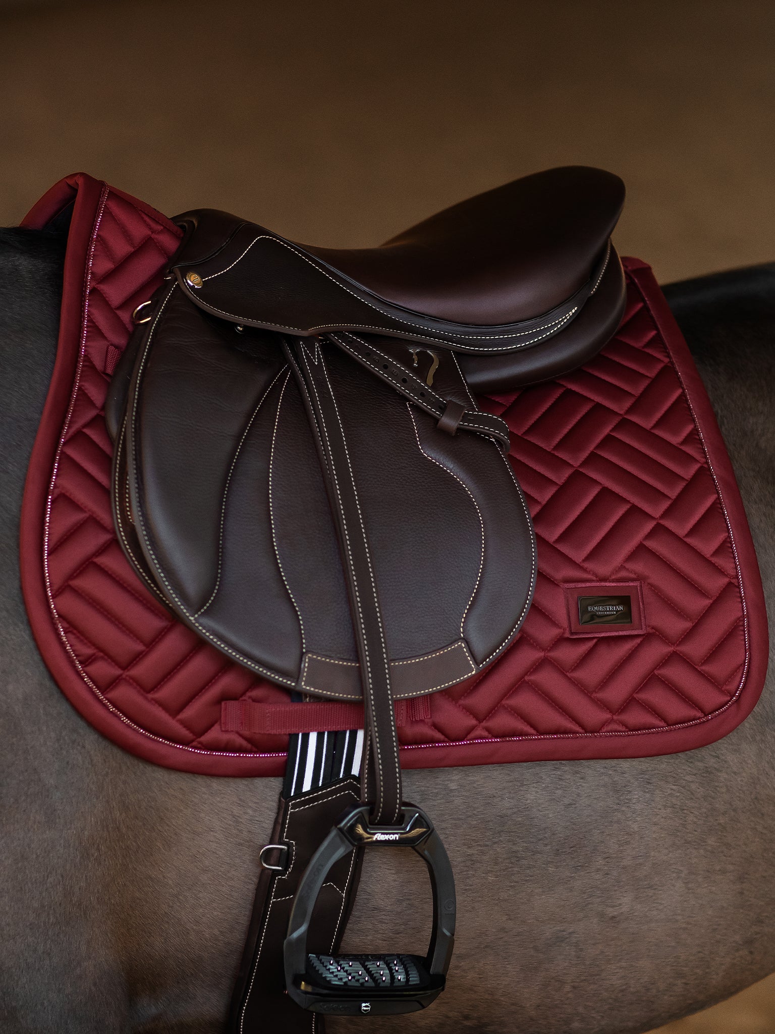 Jump Saddle Pad Modern Bordeaux
