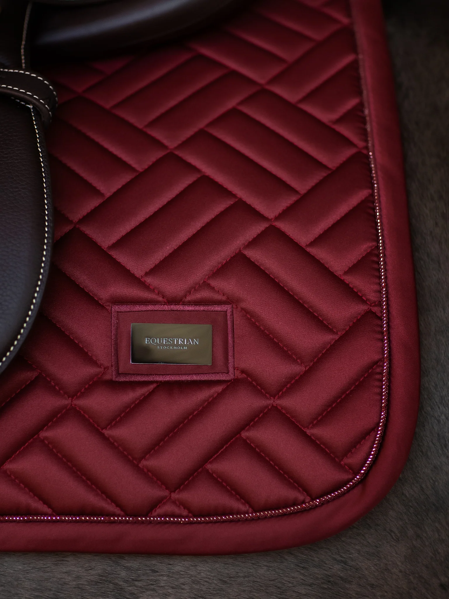 Jump Saddle Pad Modern Bordeaux