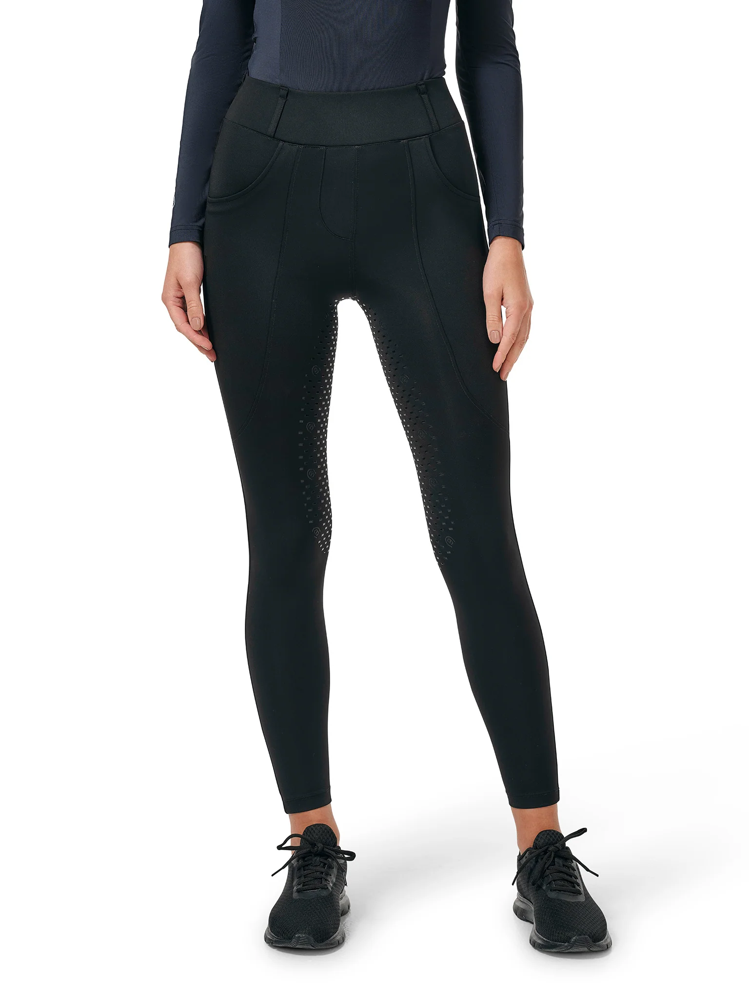 Riding Compression Breeches Supreme All Black