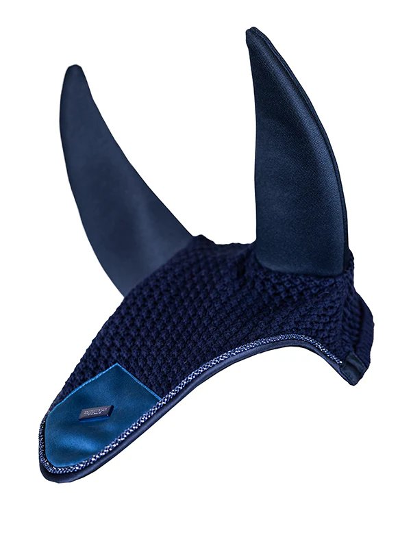 Padded Ear Bonnet Blue Meadow