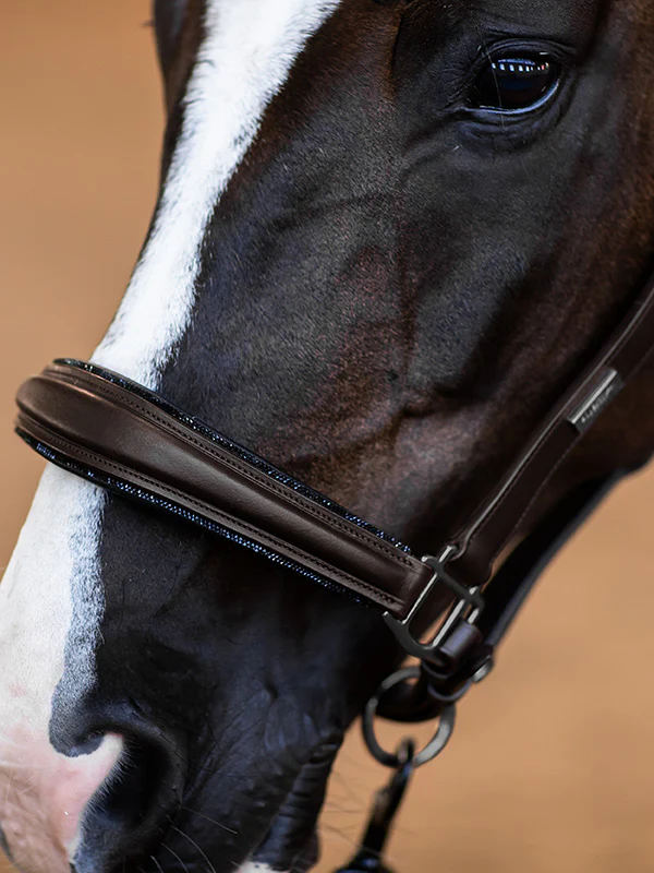 Glimmer Anatomic Leather Halter All Brown