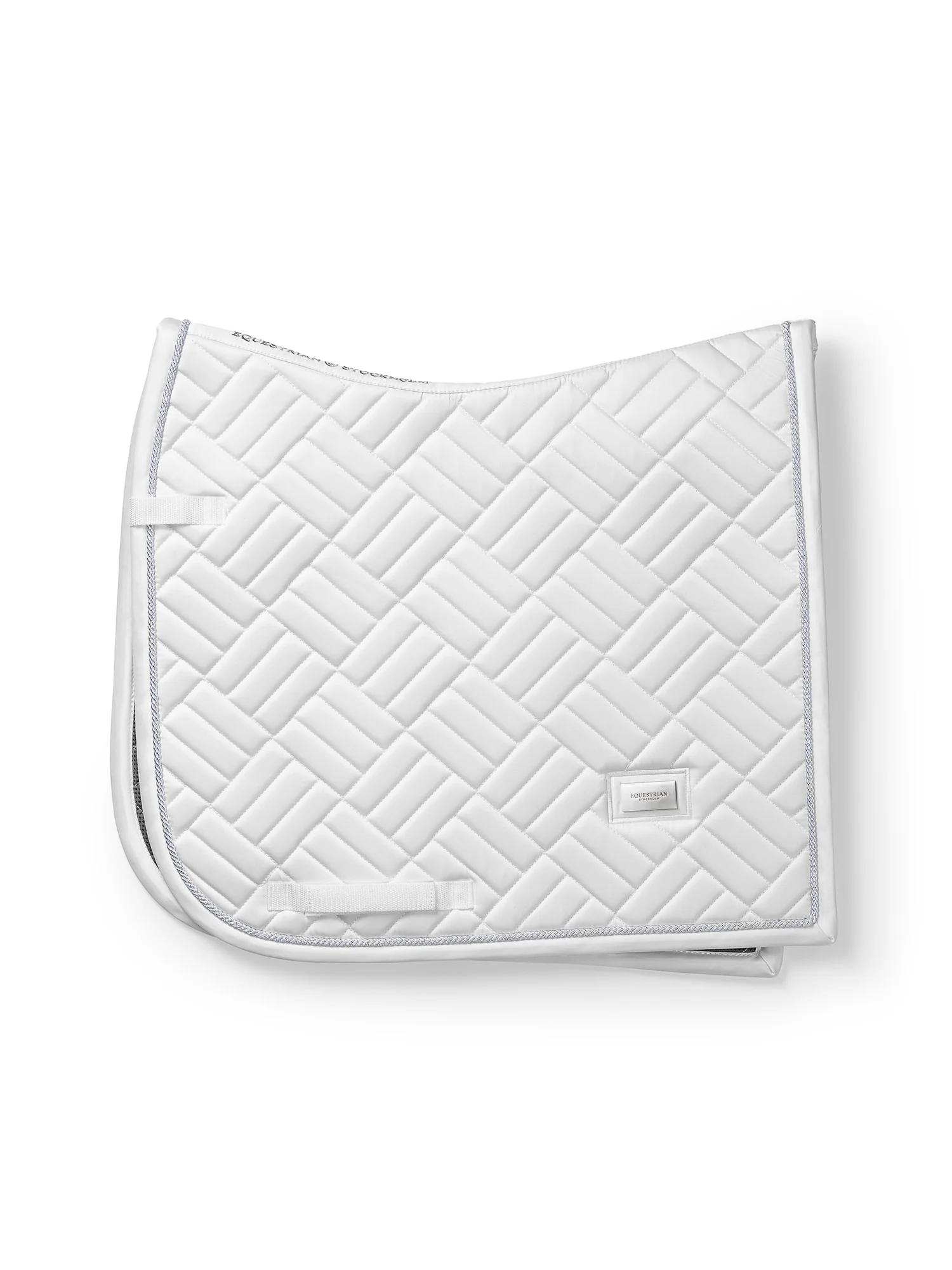Dressage Saddle Pad Modern White Perfection