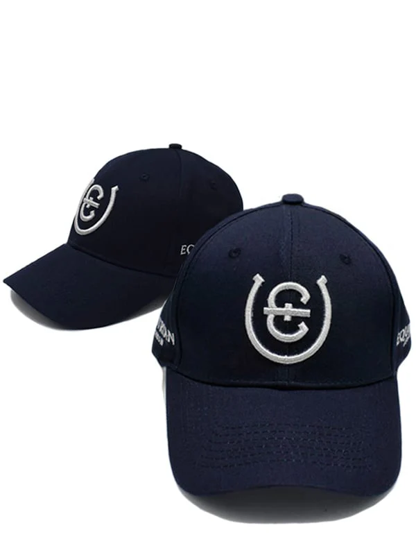 Cap Navy Silver Cotton