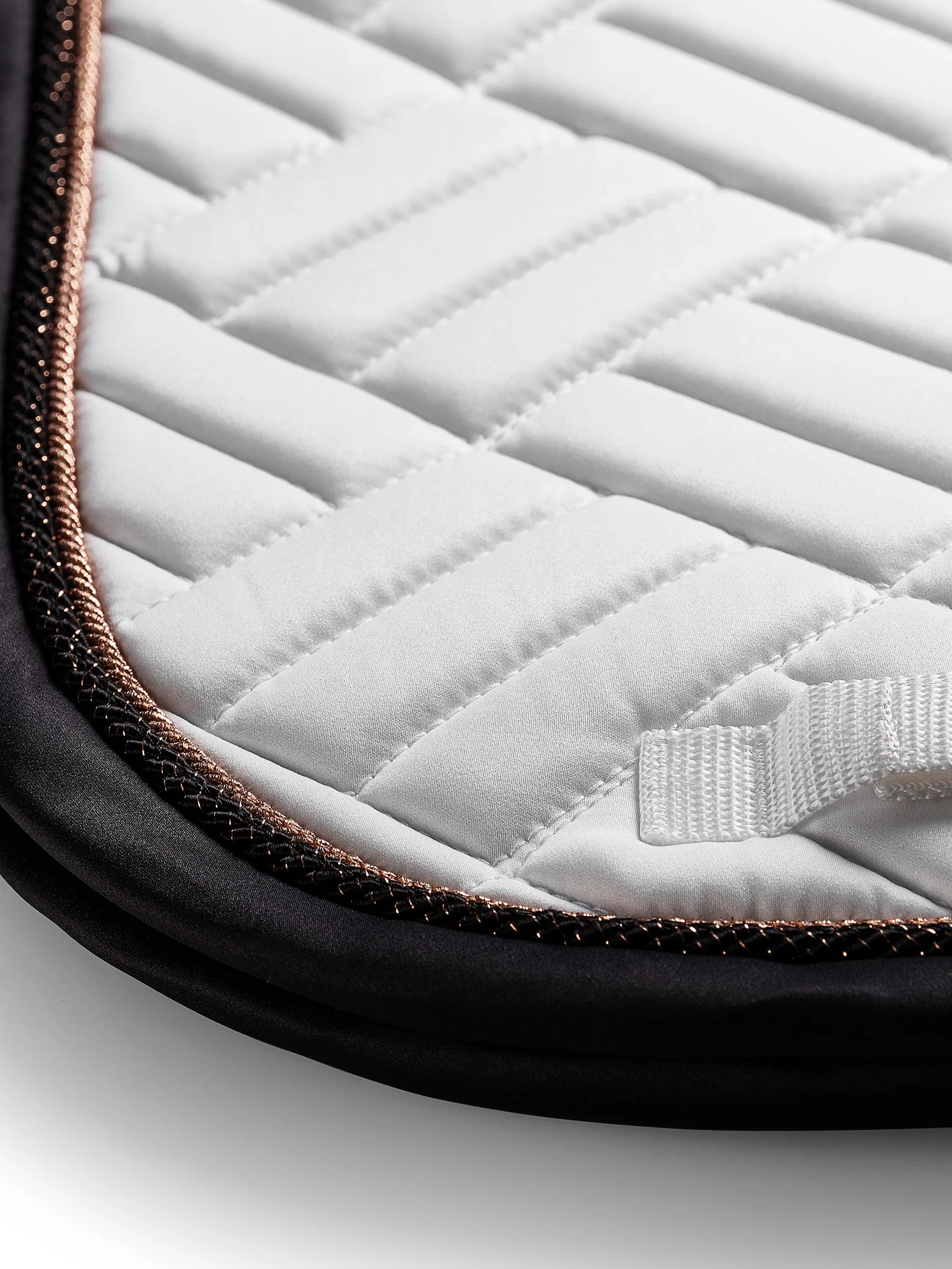 Dressage Saddle Pad Modern White Dark Ocean