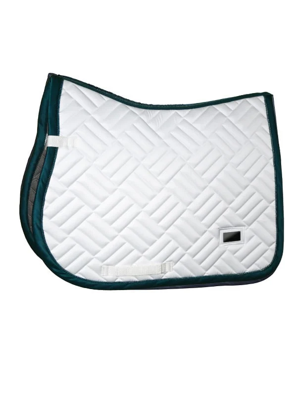 Jump Saddle Pad Modern White Dramatic Monday