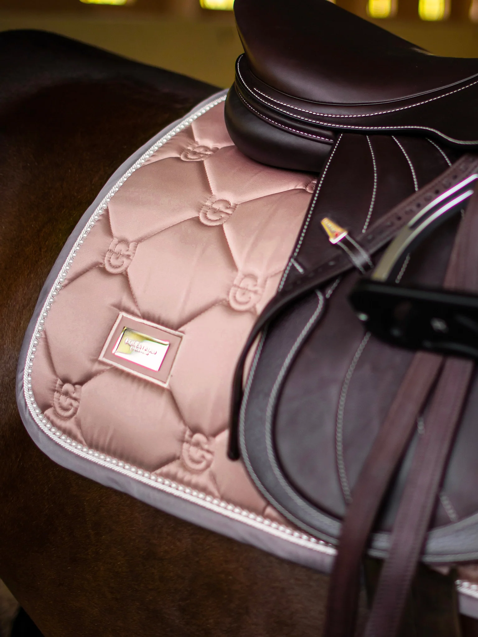 Jump Saddle Pad Pink Pearl