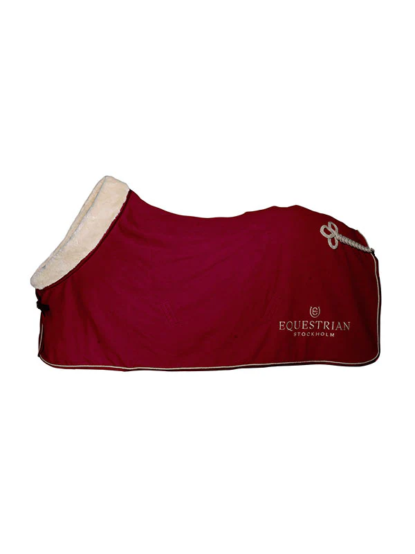Fleece Blanket Fur, Bordeaux